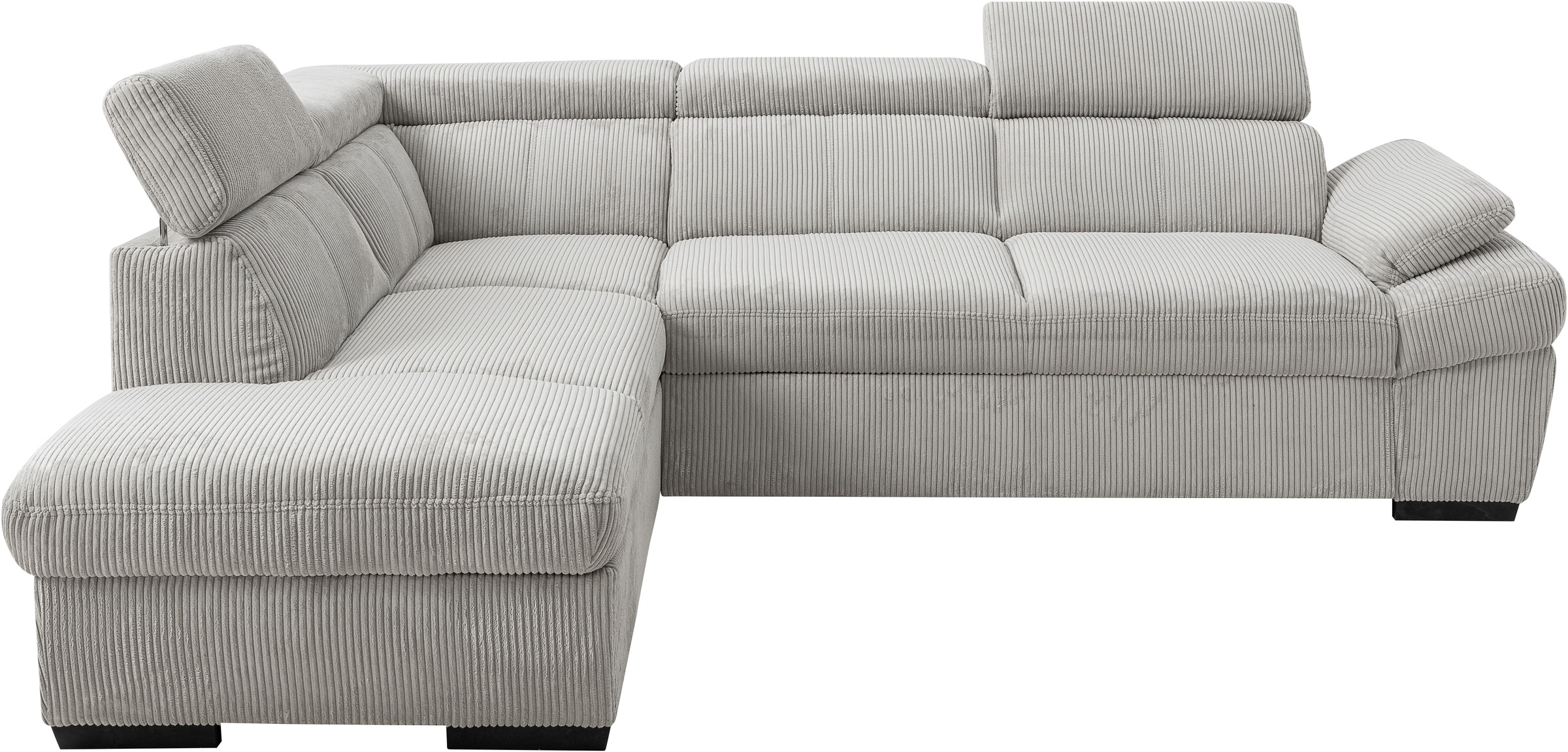 exxpo - sofa fashion Ecksofa inkl. Kopf- und Armteilverstellung, wahlweise mit Bettfunktion