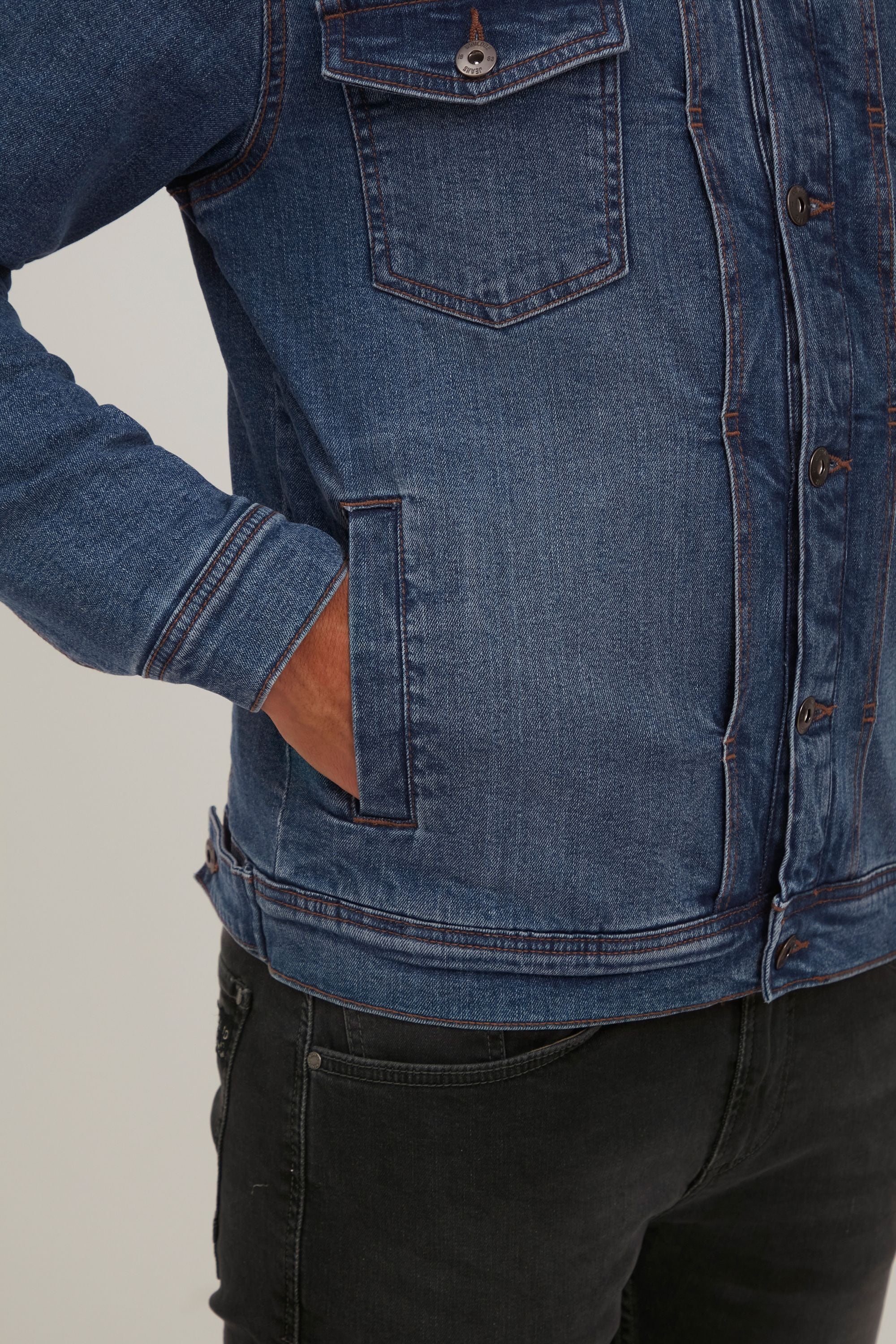 Indicode Jeansjacke »Jeansjacke IDBetlic«, ohne Kapuze