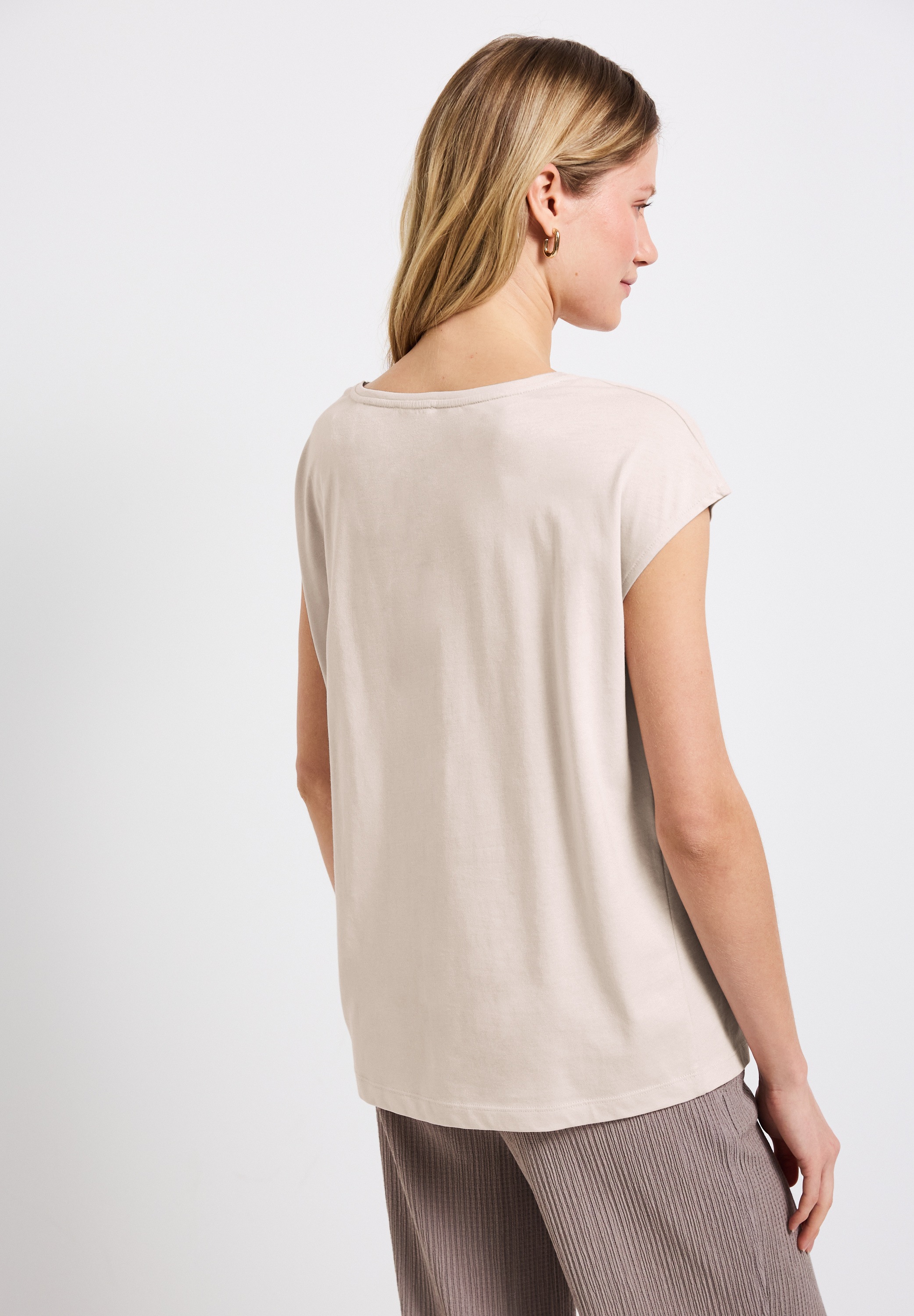 STREET ONE T-Shirt mit Rundhalsausschnitt günstig online kaufen