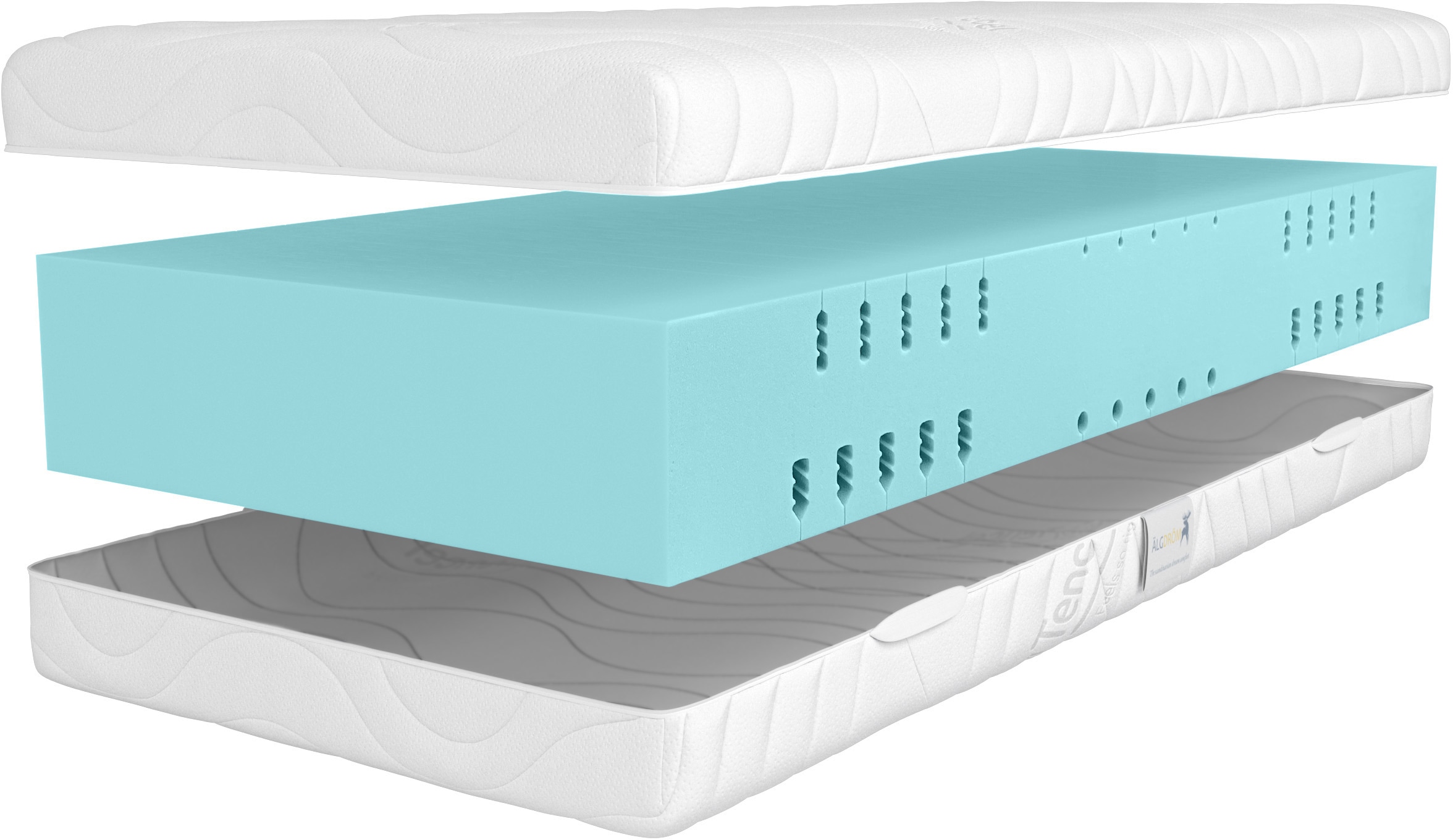 OTTO home Kaltschaummatratze »NEUHEIT, PREMIUM Tornby, 90x200 cm, 140x200 cm & mehr, atmungsaktiv« 27 cm hoch Raumgewicht: 39 kg/m³ 1 Stk. tlg. Wendematratze H2+3/H3+4/H4+5, ergonomisch, langlebige Qualität (RG 39)