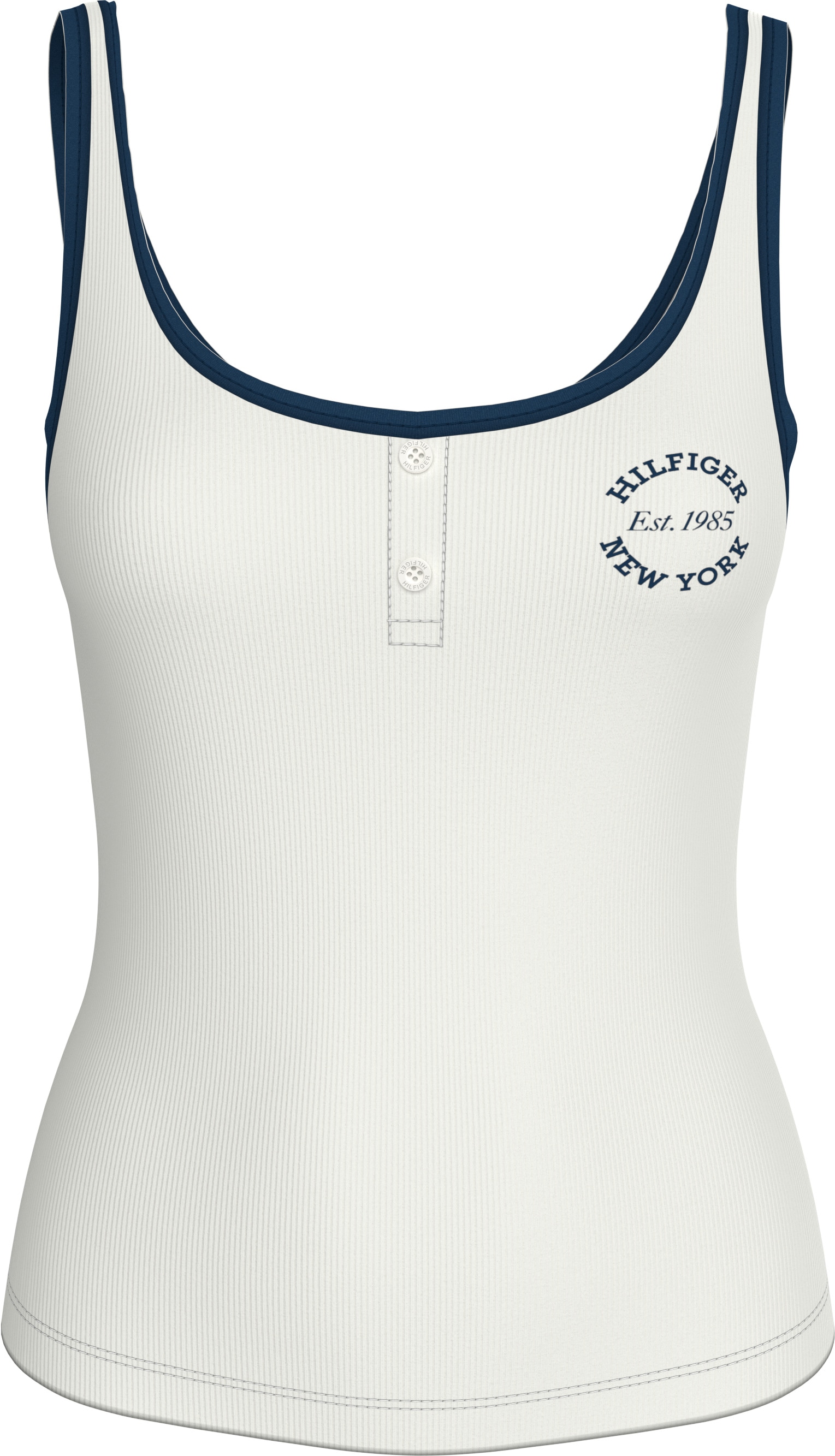 Tommy Hilfiger Underwear Tanktop »RIB TANK TOP«, mit Logo, kontrastfarbenen Details