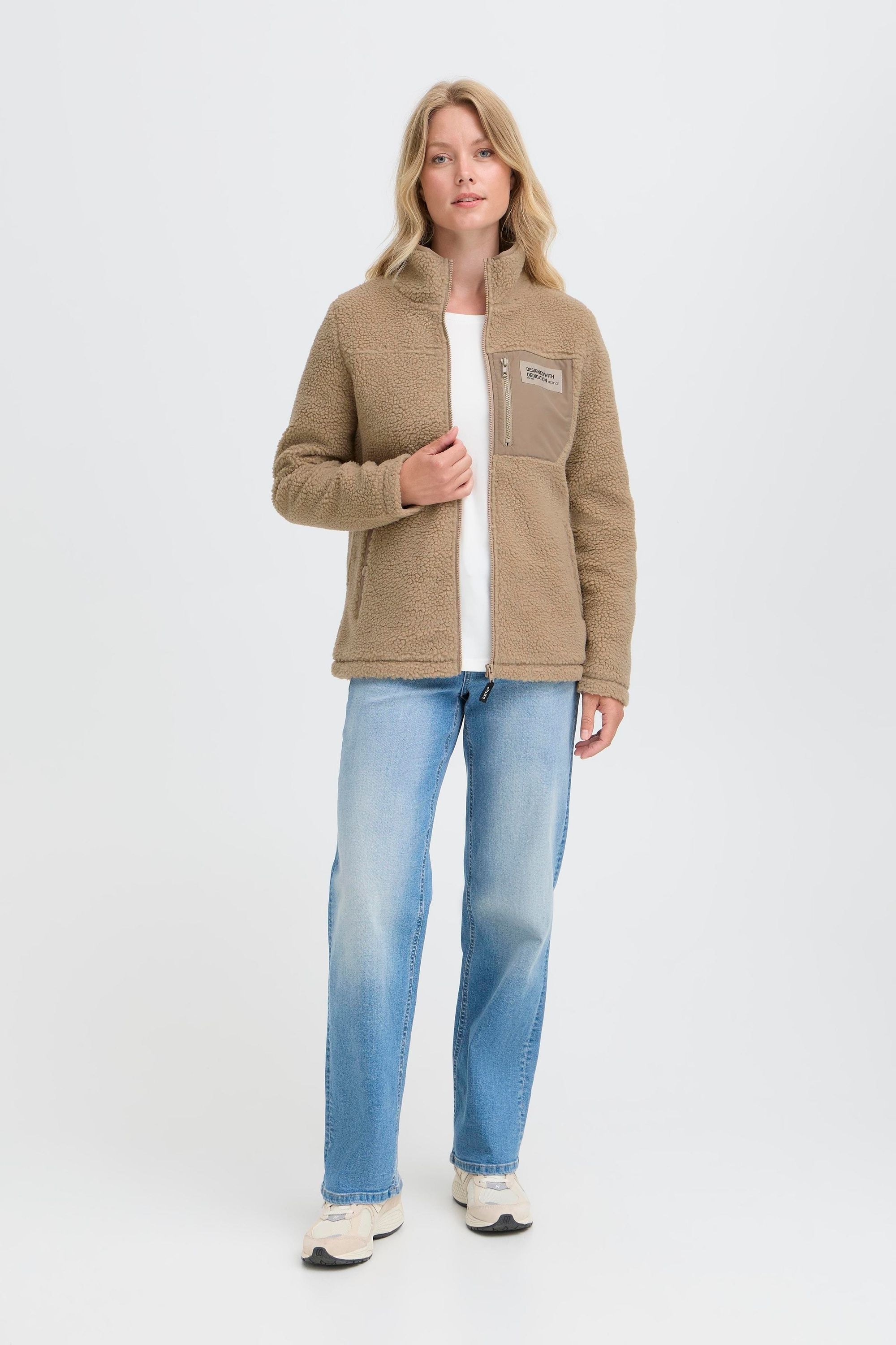 OXMO Plüschjacke »Plüschjacke OXABBY«
