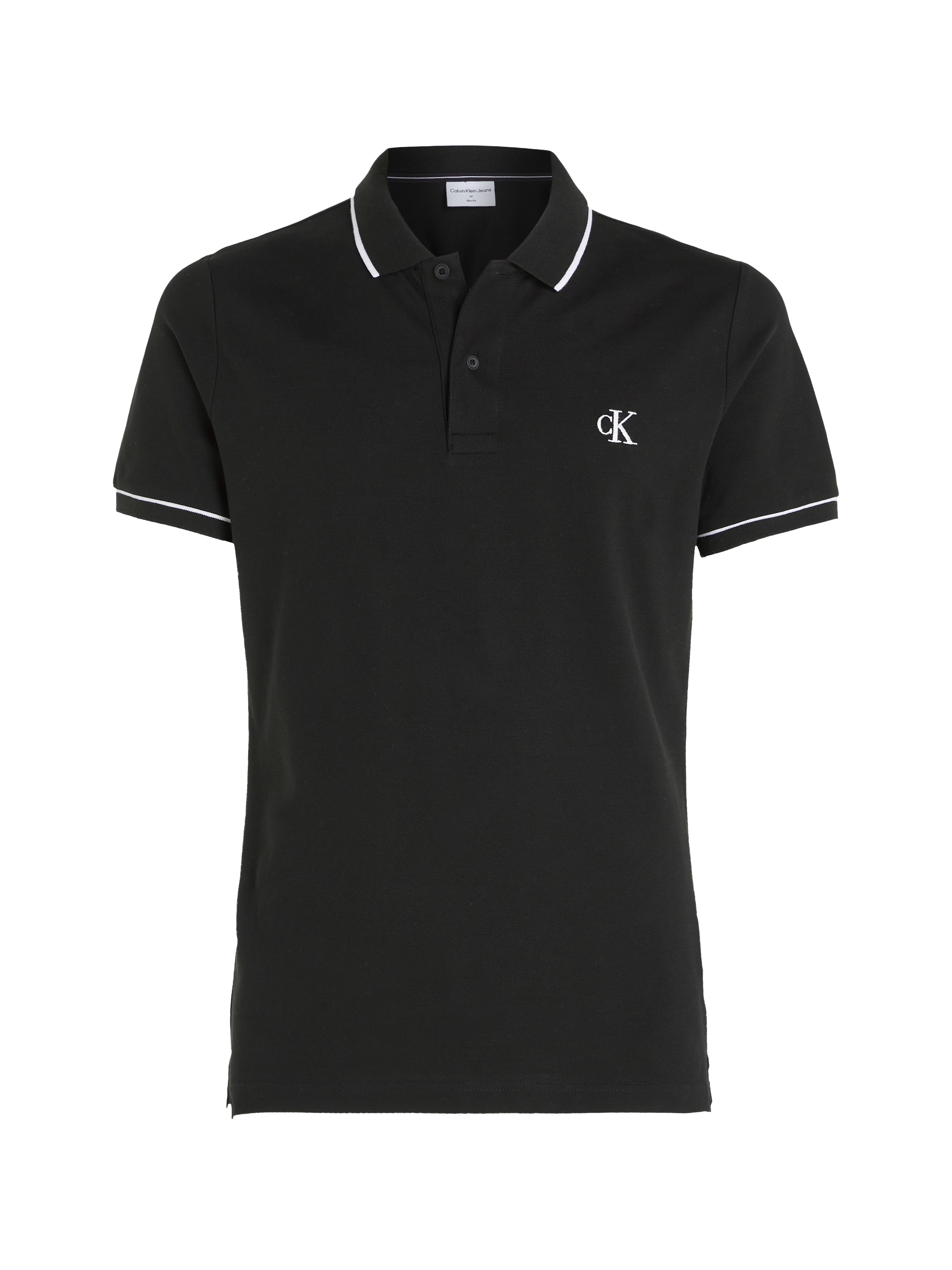 Calvin Klein Jeans Poloshirt »CK ESSENTIAL TIPPING SLIM POLO«, mit Markenstickerei