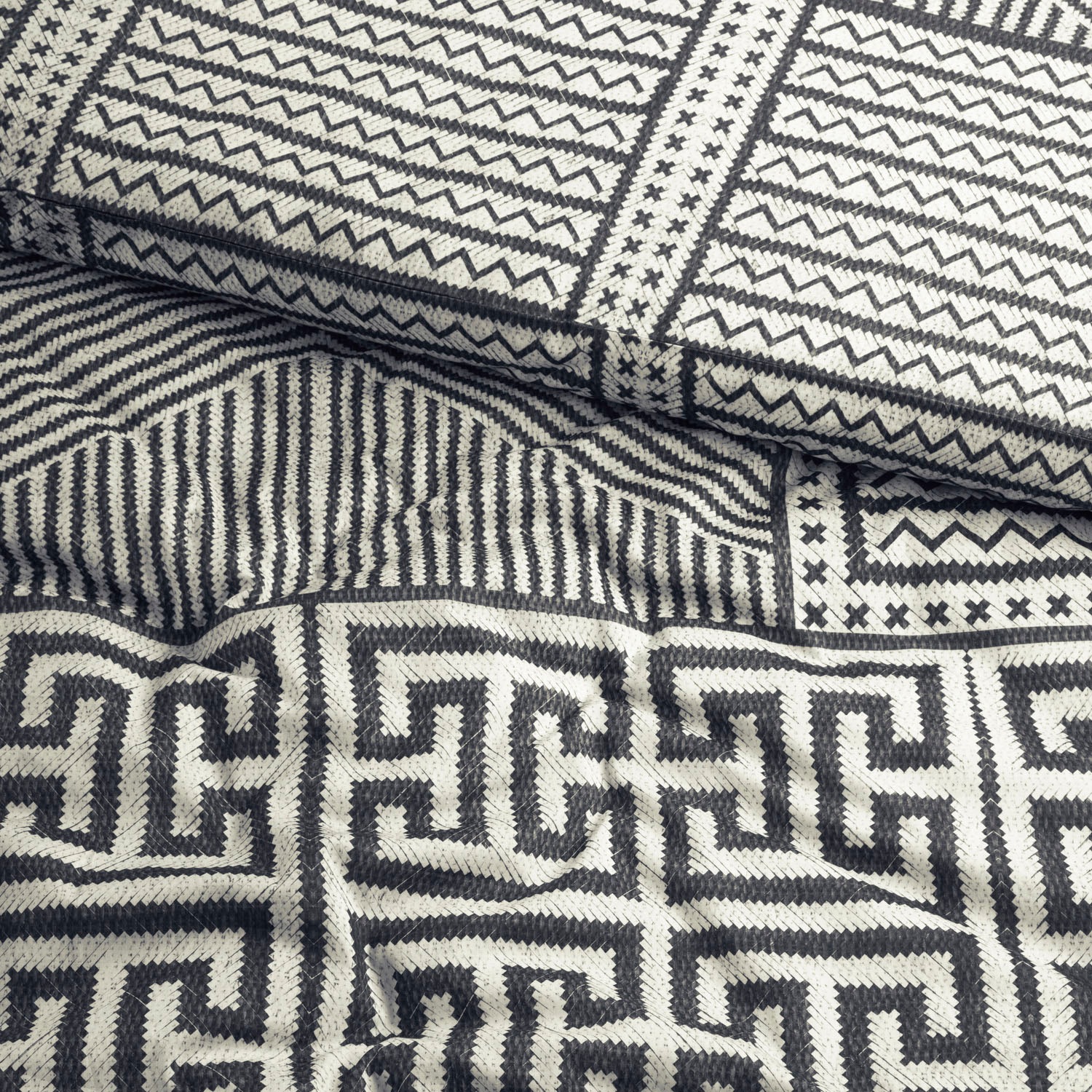 Thumbnail - damai "Basket" 2 Stk. mit graphischem Muster