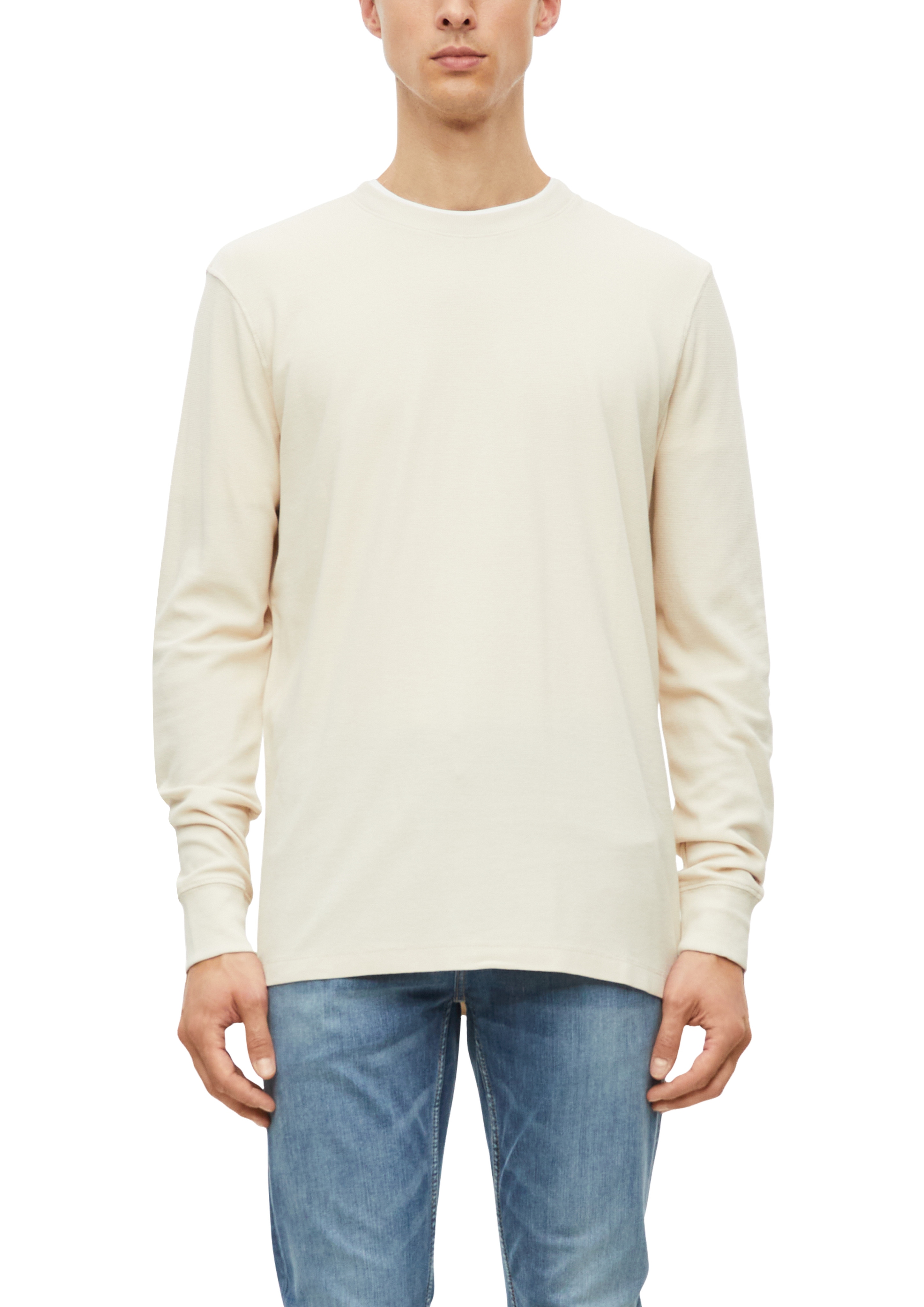 s.Oliver Langarmshirt mit Rundhalsausschnitt