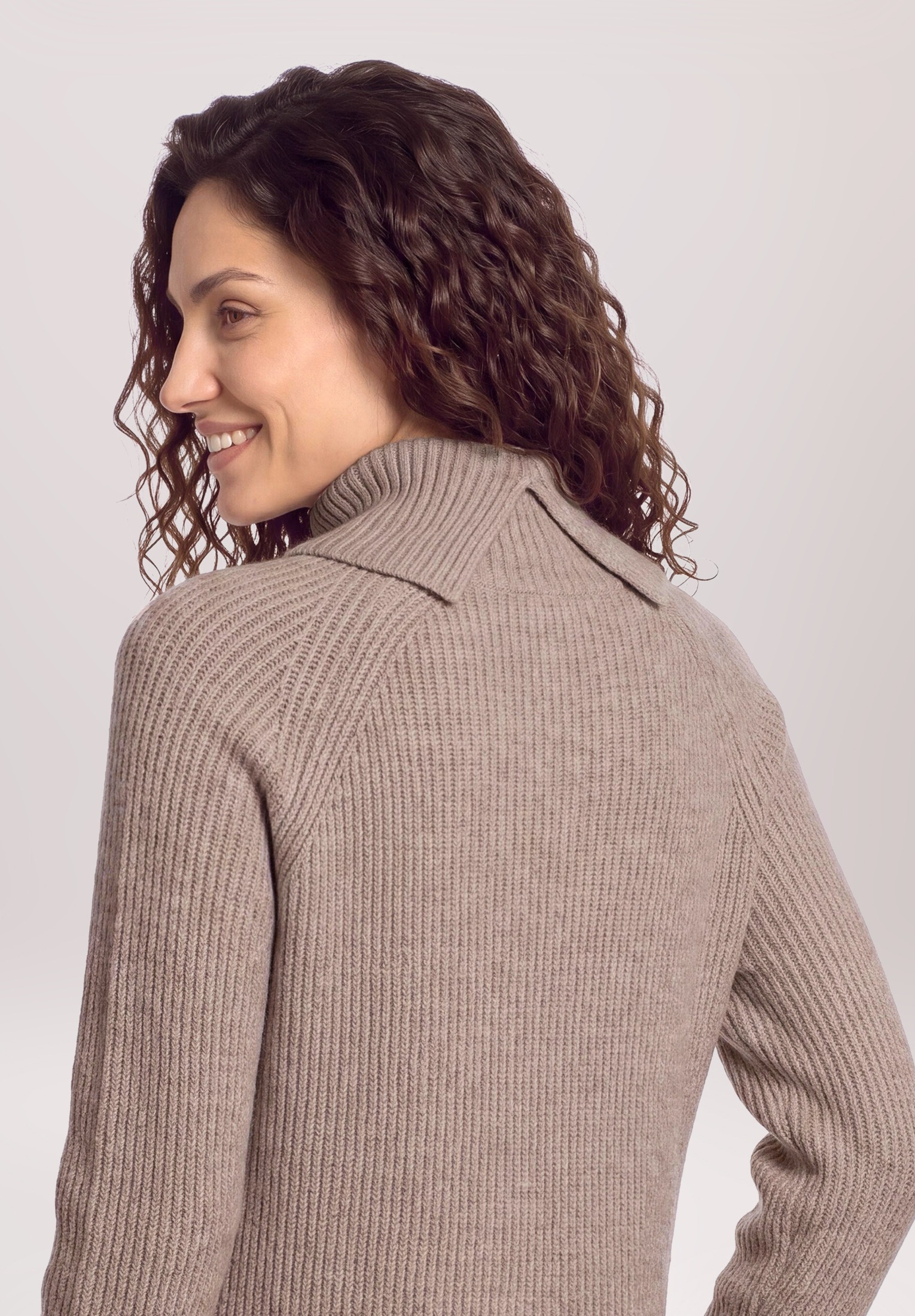 Cartoon Strickkleid »Damen mit Turtle Neck« Ohne Tasche