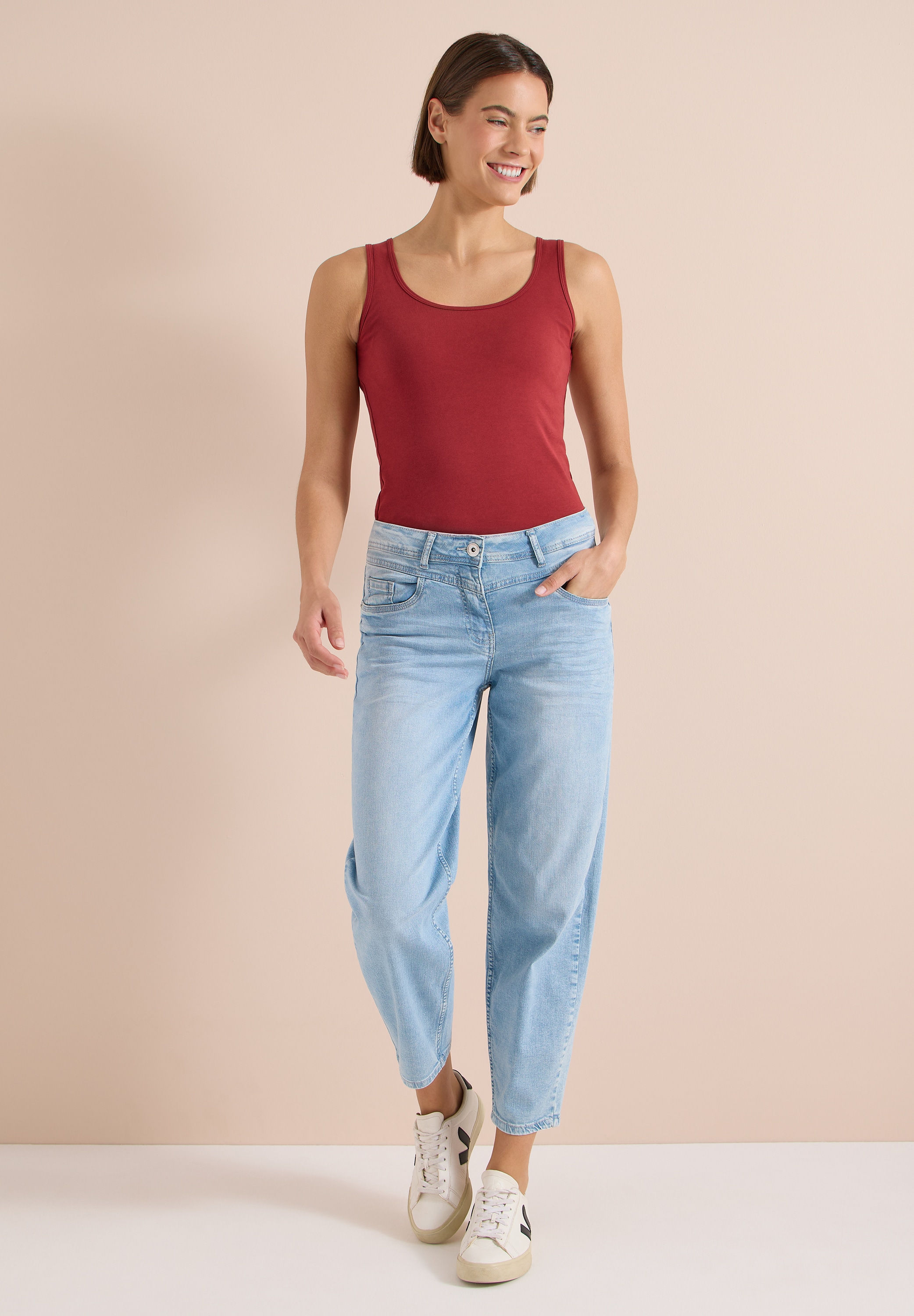 Cecil Loose-fit-Jeans 5-Pocket-Style