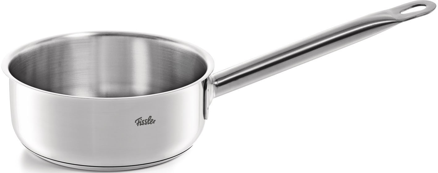 Fissler Topf-Set »San Francisco«, Edelstahl 18/10, (Set, 9 tlg., Bratentopf 20 cm, je 1 Kochtopf 16/20/24 cm, Stielkasserolle 16 cm), Geeignet für alle Herdarten, Induktion