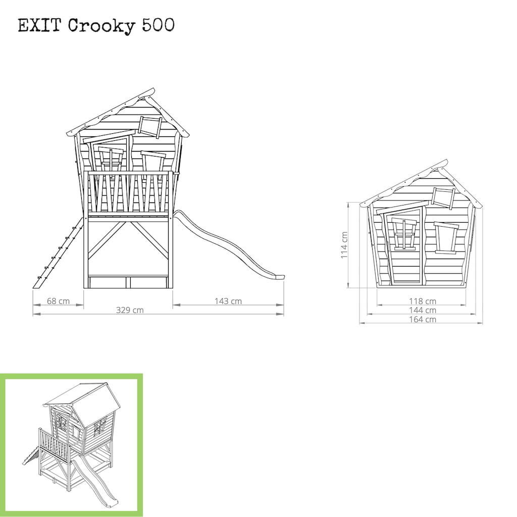 EXIT Spielturm »Crooky 500«