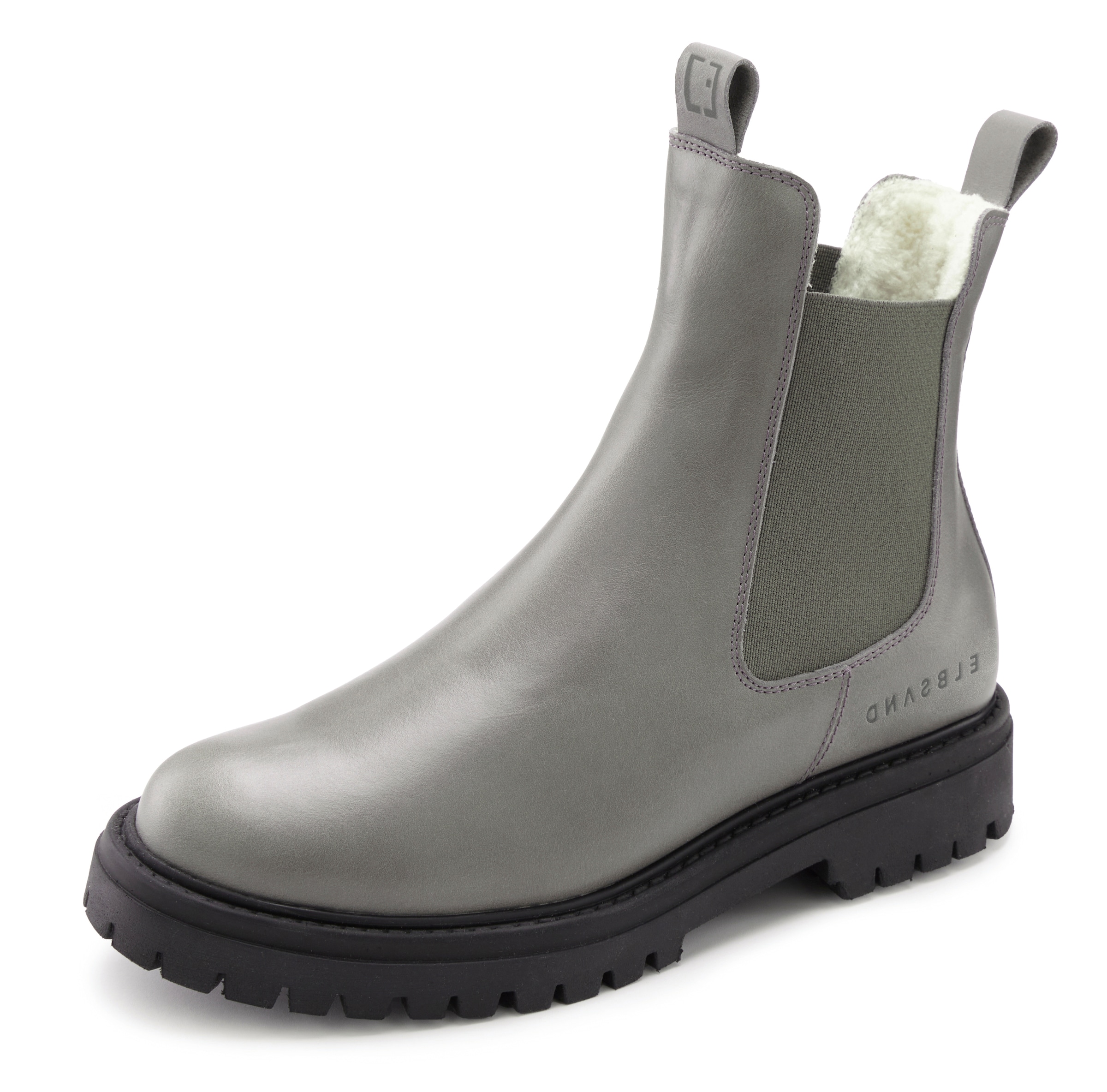 Elbsand Stiefelette »Chelseaboots«, Stiefel, Boots, Winterstiefel, Schlupfstiefel aus Leder mit Warmfutter