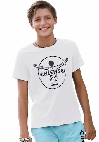 Chiemsee Marškinėliai »BASIC« su Logo-Druck