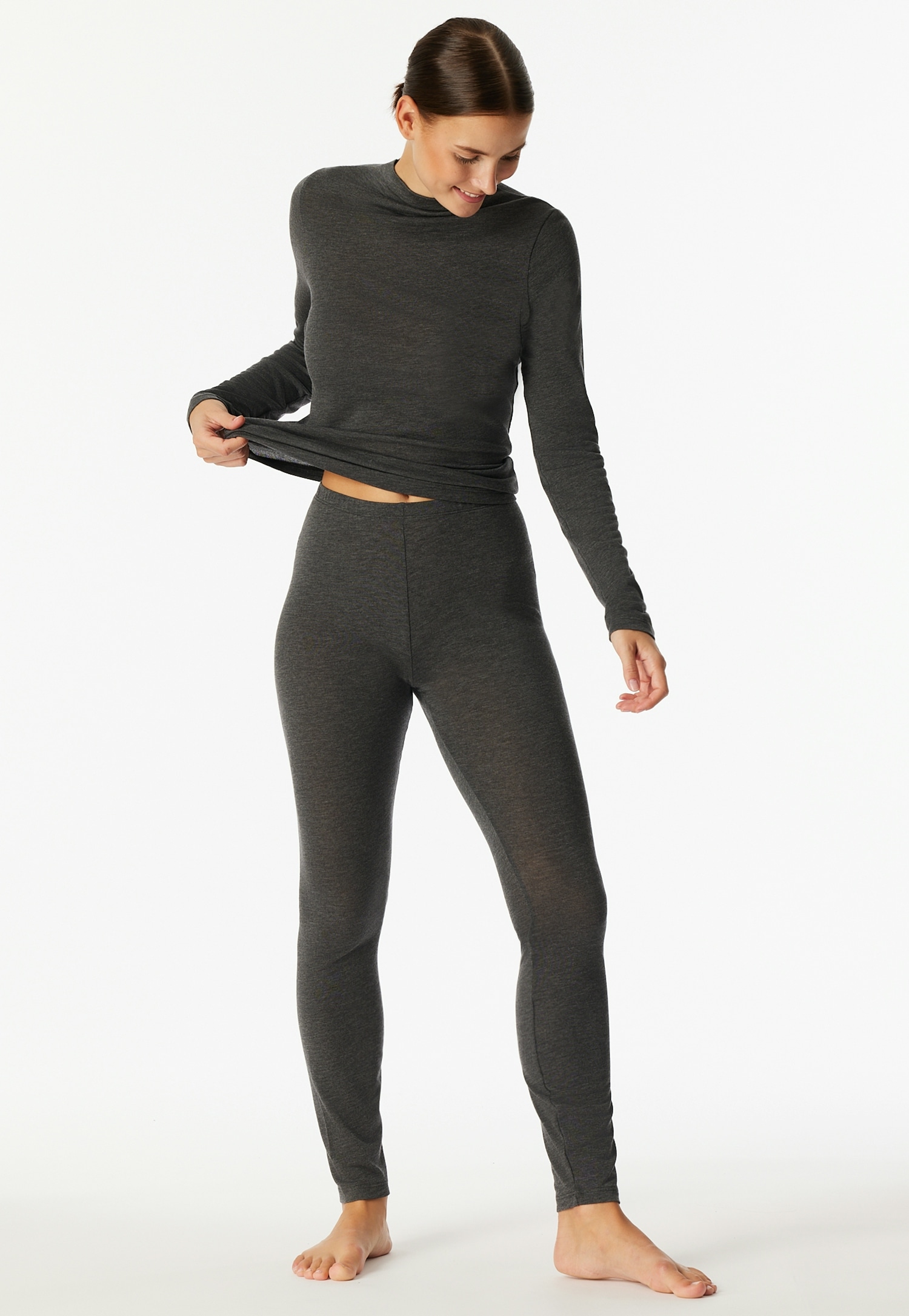 Schiesser Leggings »Premium Warming«, Wollanteil, wärmend