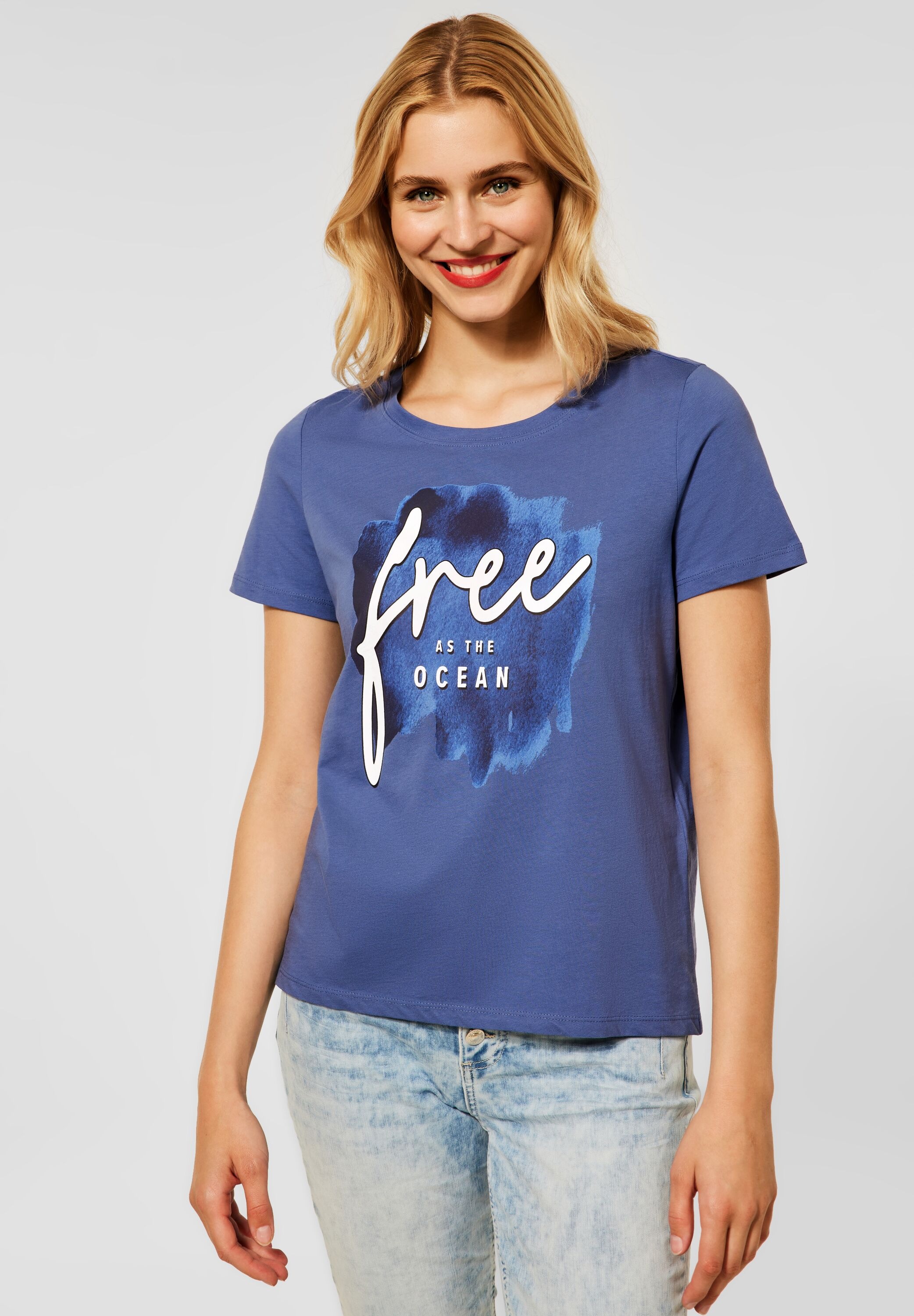 STREET ONE T-Shirt mit Wording und Print