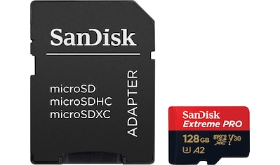 Sandisk Speicherkarte »Extreme PRO microSDXC™-UHS-I-KARTE«, (Video Speed Class 30... kaufen