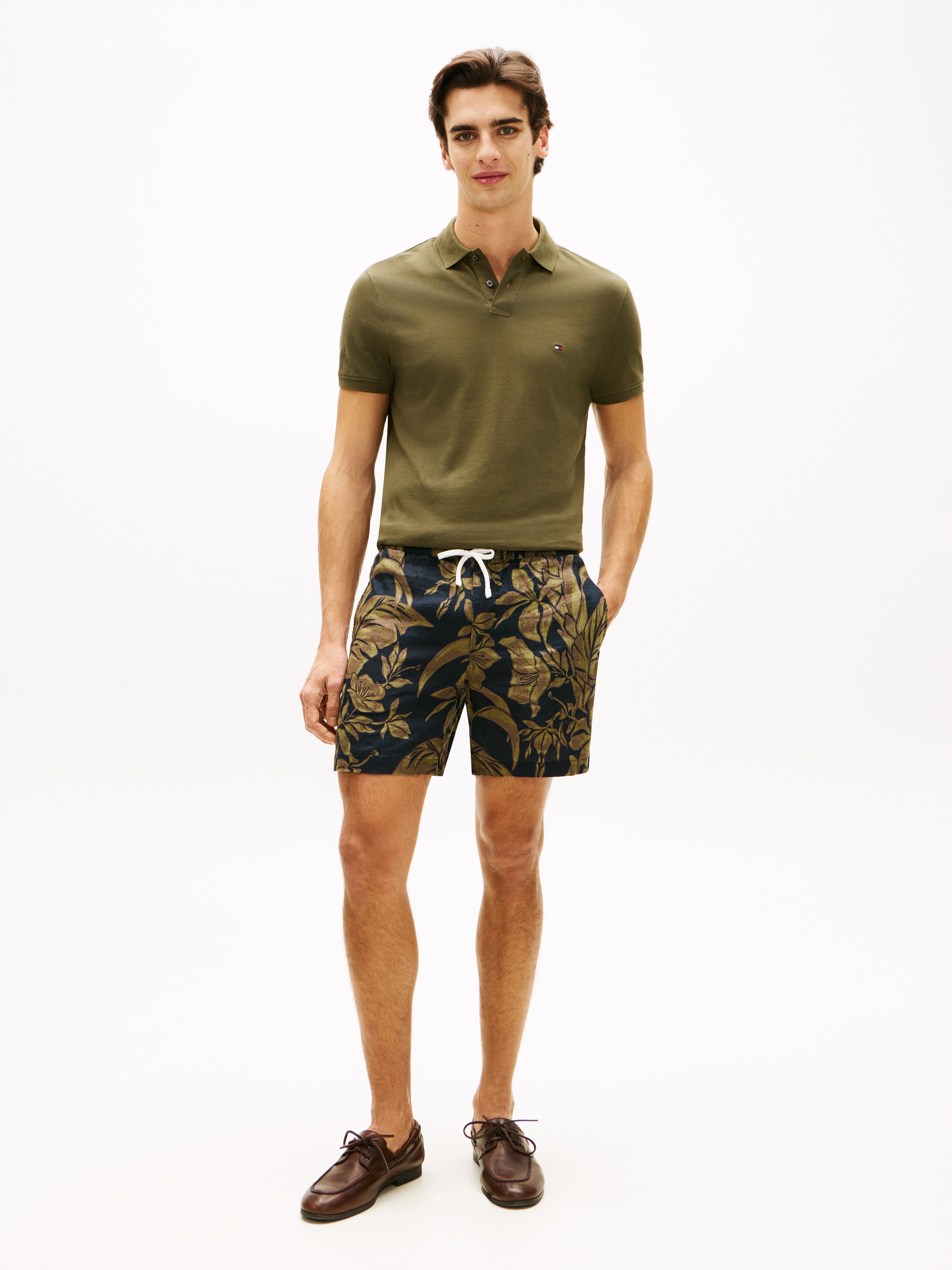 Tommy Hilfiger Chinoshorts »DOVER PO LINEN FLORAL AOP«  elastischer Bund, regular fit