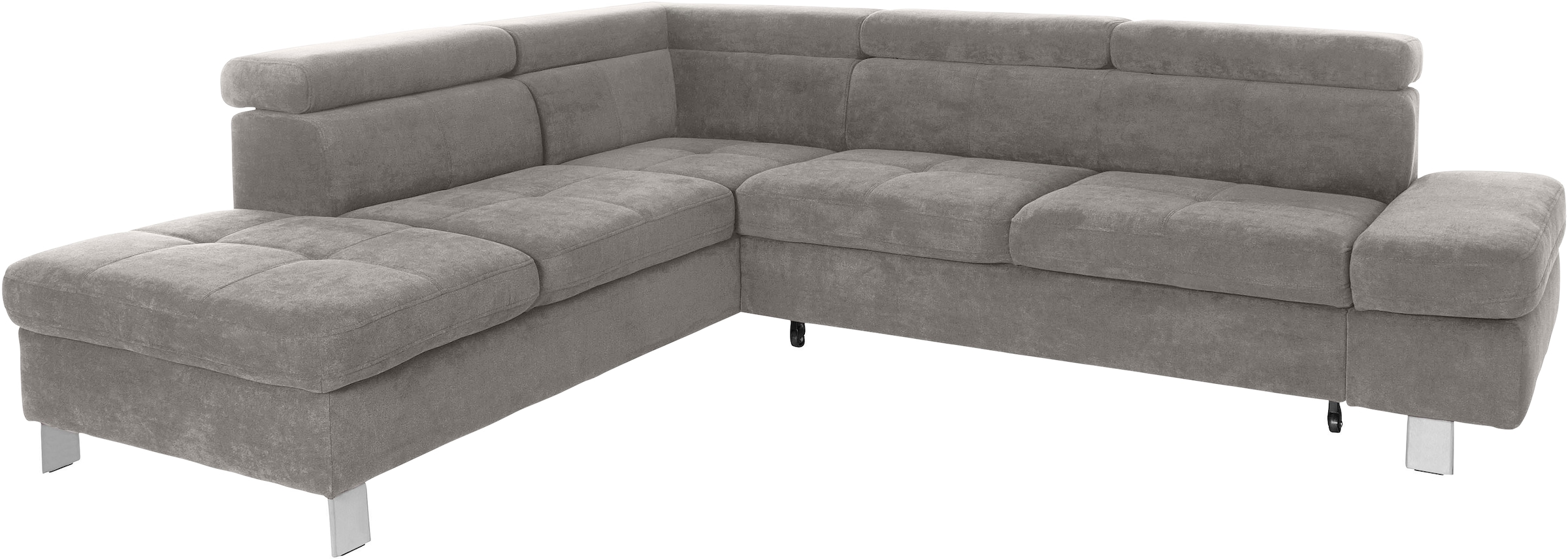 exxpo - sofa fashion Ecksofa Fiji, L-Form, mit Kopf- bzw. Rückenverstellung günstig online kaufen