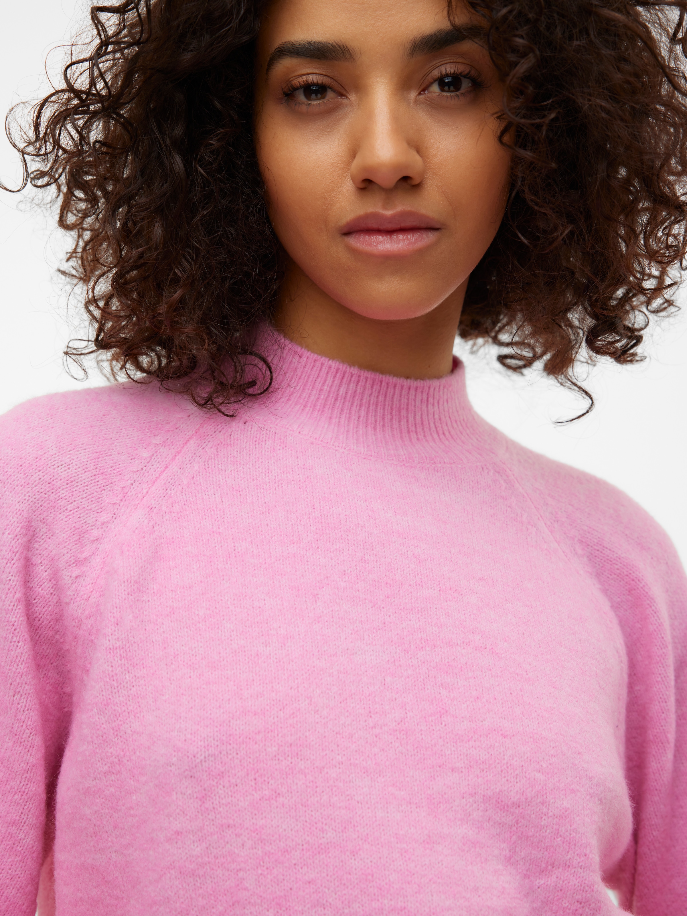 Vero Moda Strickpullover »VMLEAF LS HIGH NECK PULLOVER ENT«