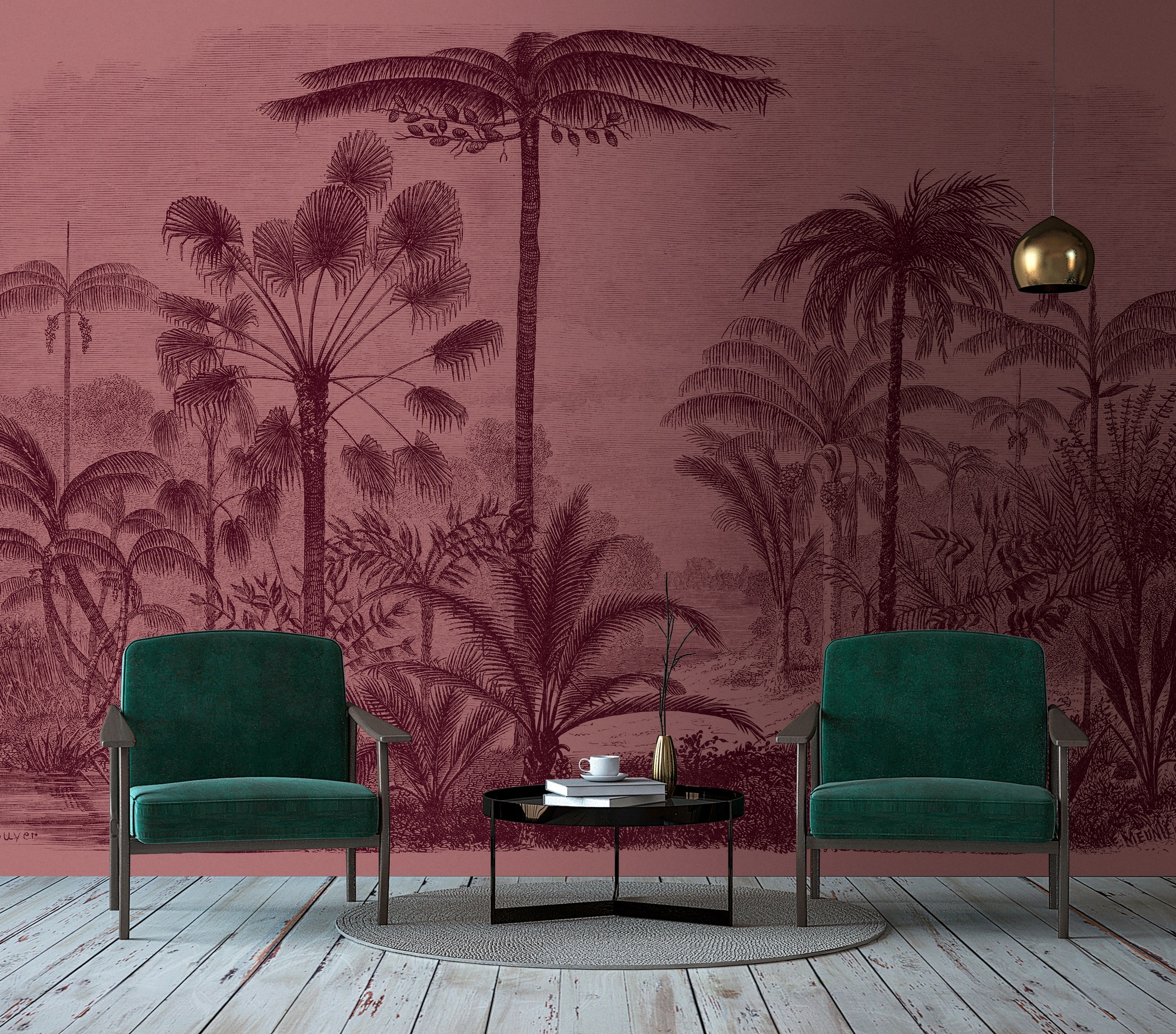 living walls Fototapete »Walls by Patel Jurassic 2«, Vlies, Wand, Schräge