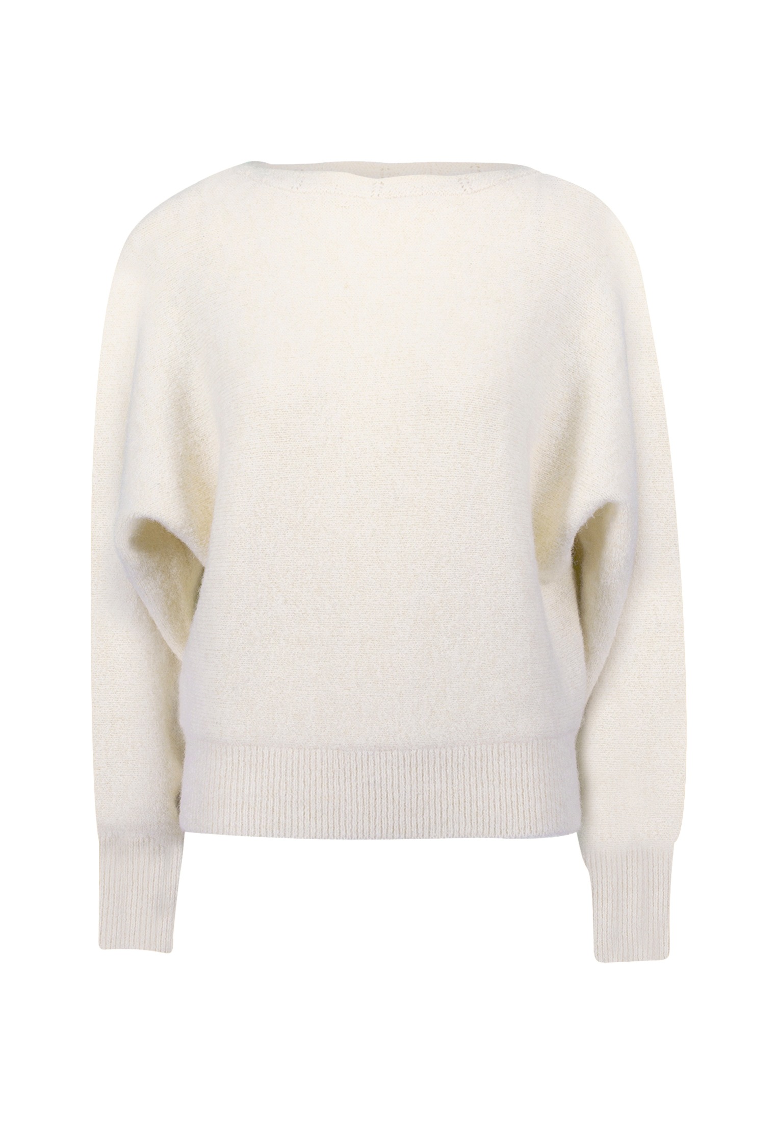 Zero Strickpullover "Damen mit U-Boot Ausschnitt" 1 Stk. Plain/ohne Details günstig online kaufen