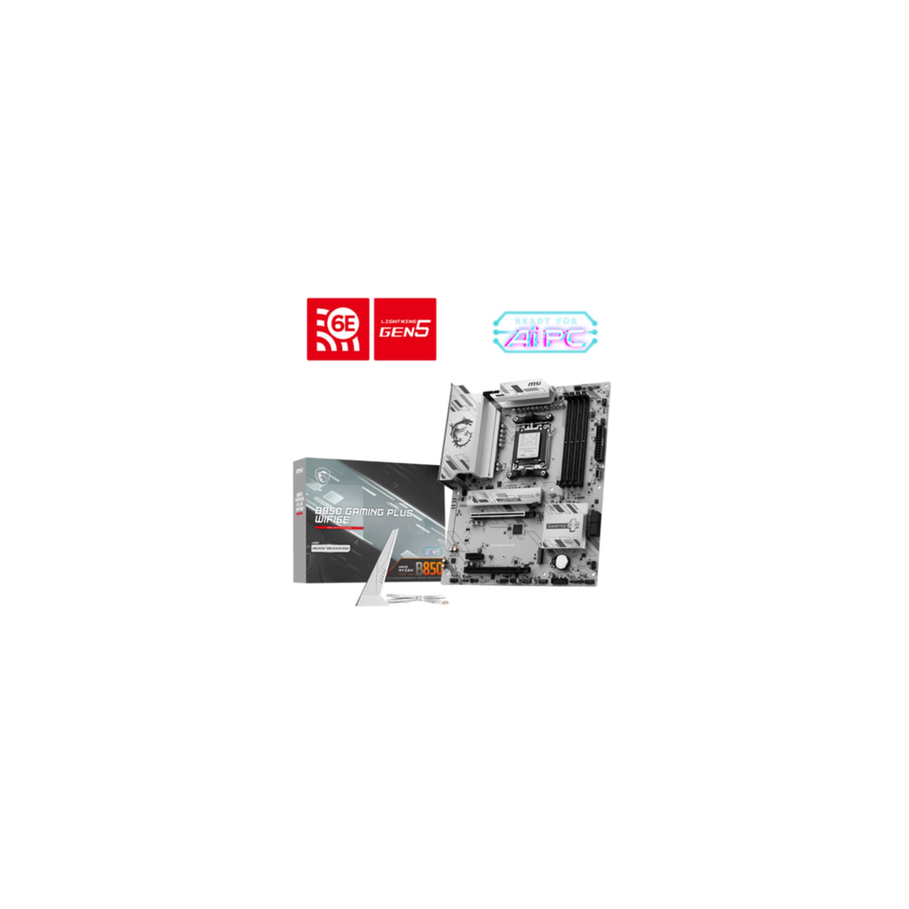 MSI Mainboard "B850 GAMING PLUS WIFI6E", B:27,3cm H:7,5cm T:34,5cmohne farbbezeichnung, Mainboards