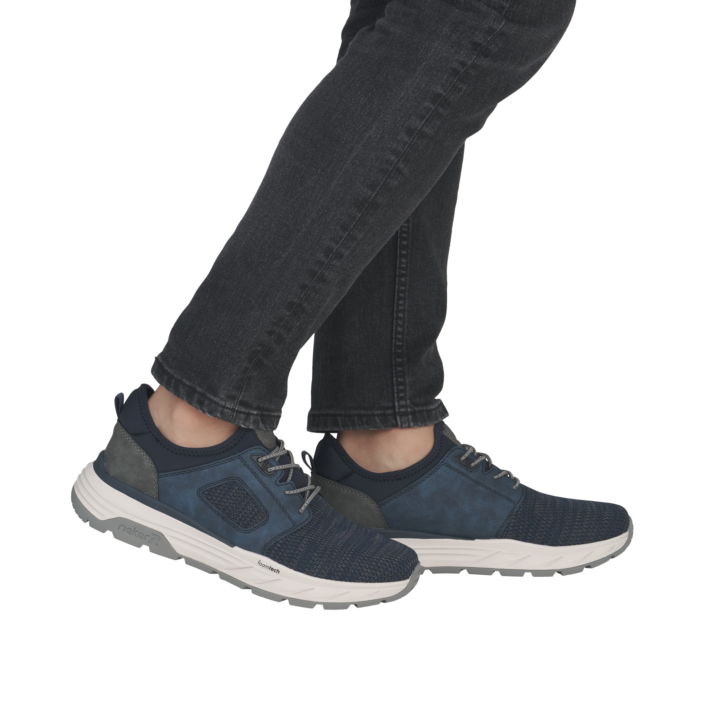 Rieker Slip-On Sneaker Dark Blue/Grey 45 3