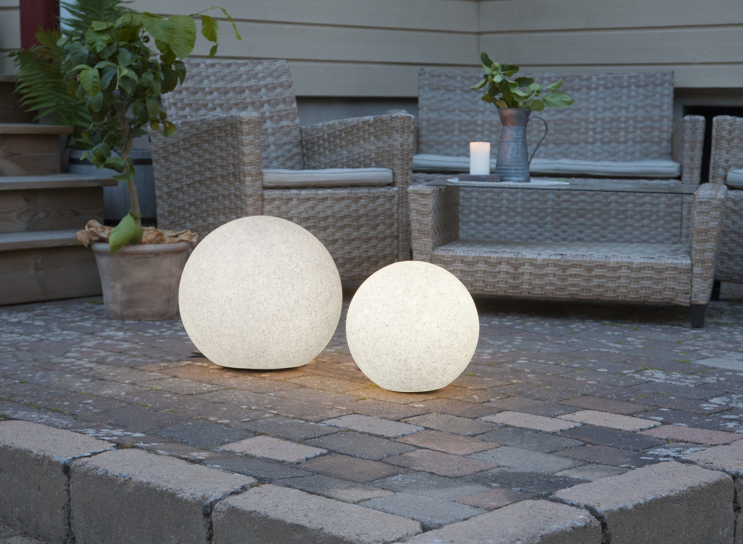 Parforce Traditional Hunting Dekolicht »Außendekoration Stone« E27 1 Stk. Steinoptik, E27-Fassung, max 25 W, 5 m Kabel, IP65
