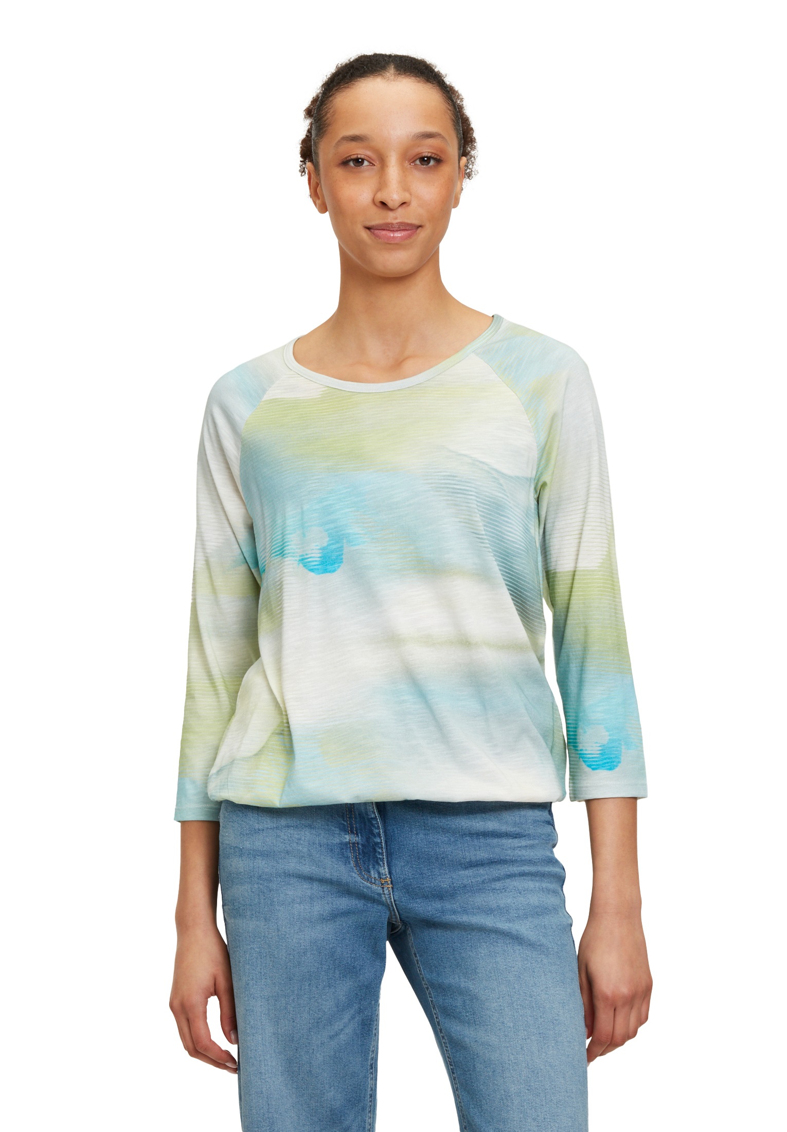 Betty Barclay 3/4-Arm-Shirt "Betty Barclay Printshirt mit elastischem Bund", Muster