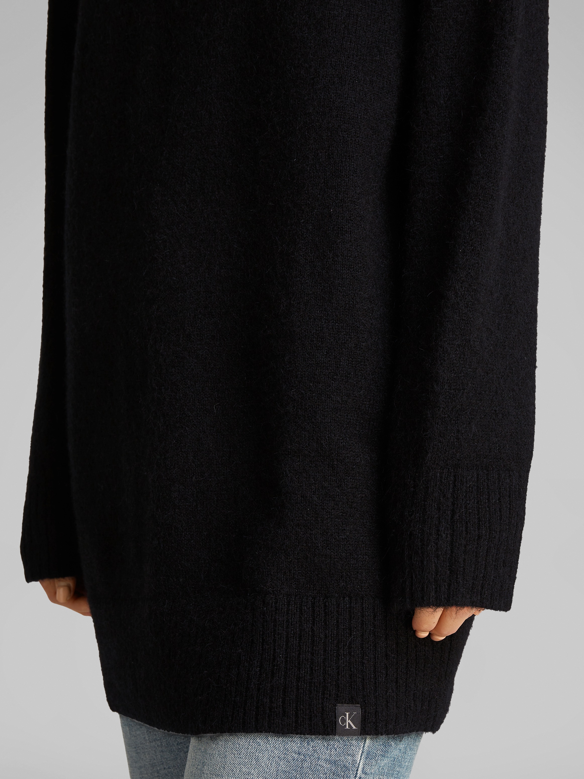 Calvin Klein Jeans Jerseykleid "FLUFFY YARN LOOSE SWEATER DRESS", mit Logos günstig online kaufen