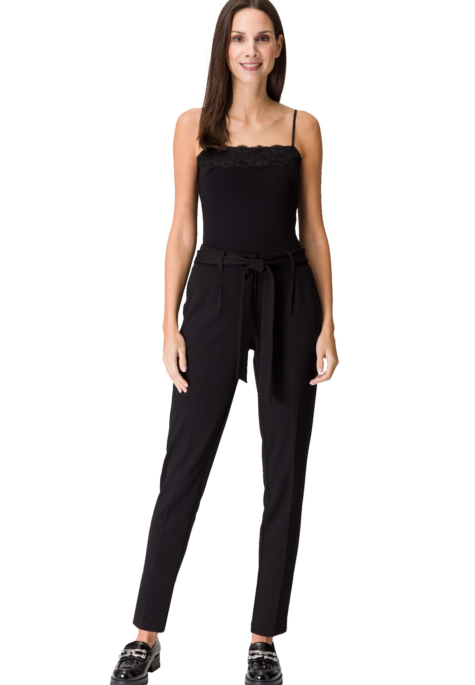 Zero Tanktop »zero Top mit Spitzenkante Style Tessa«, Spitze