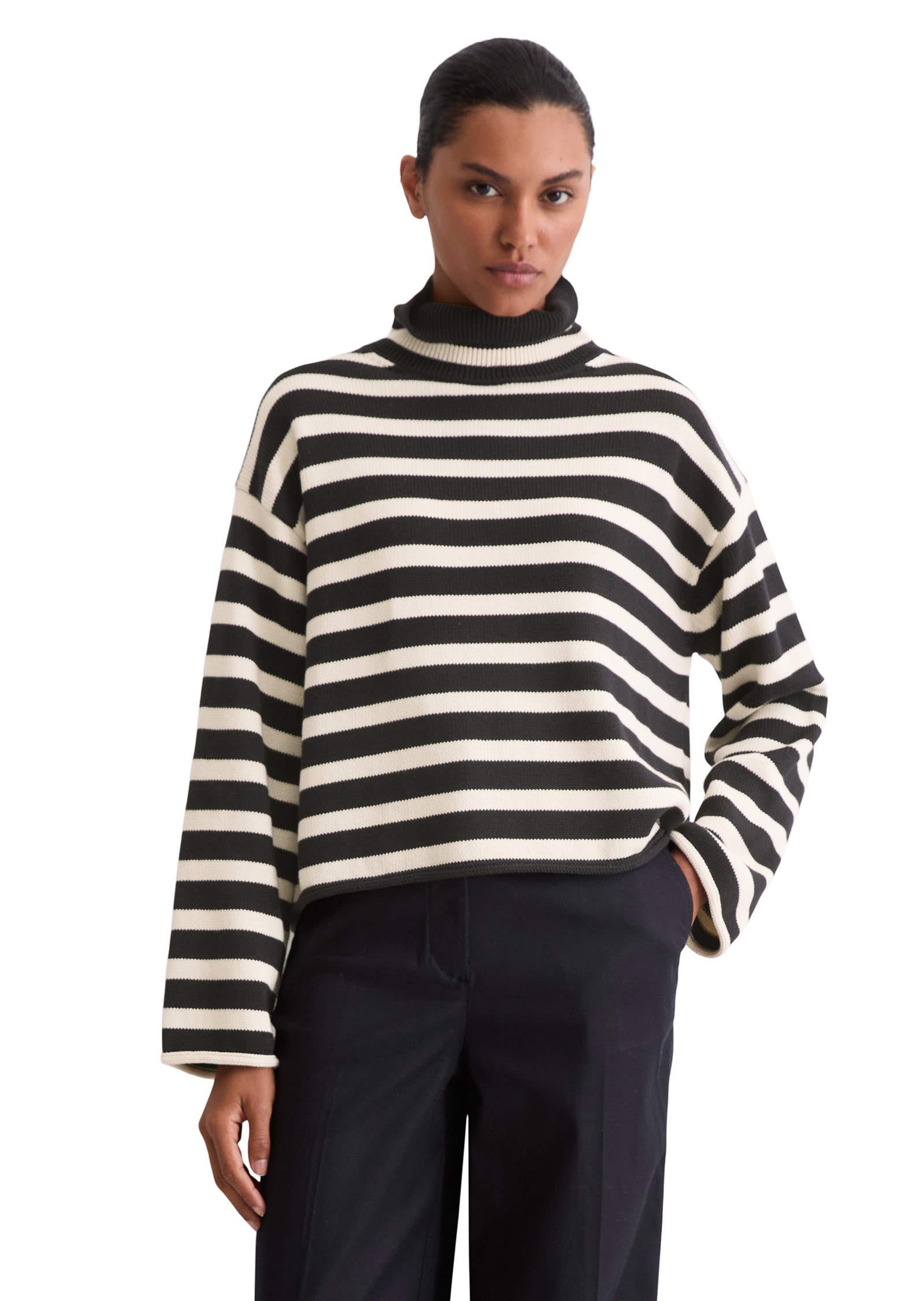 Marc OPolo Strickpullover "aus Heavy Weight Cotton" günstig online kaufen