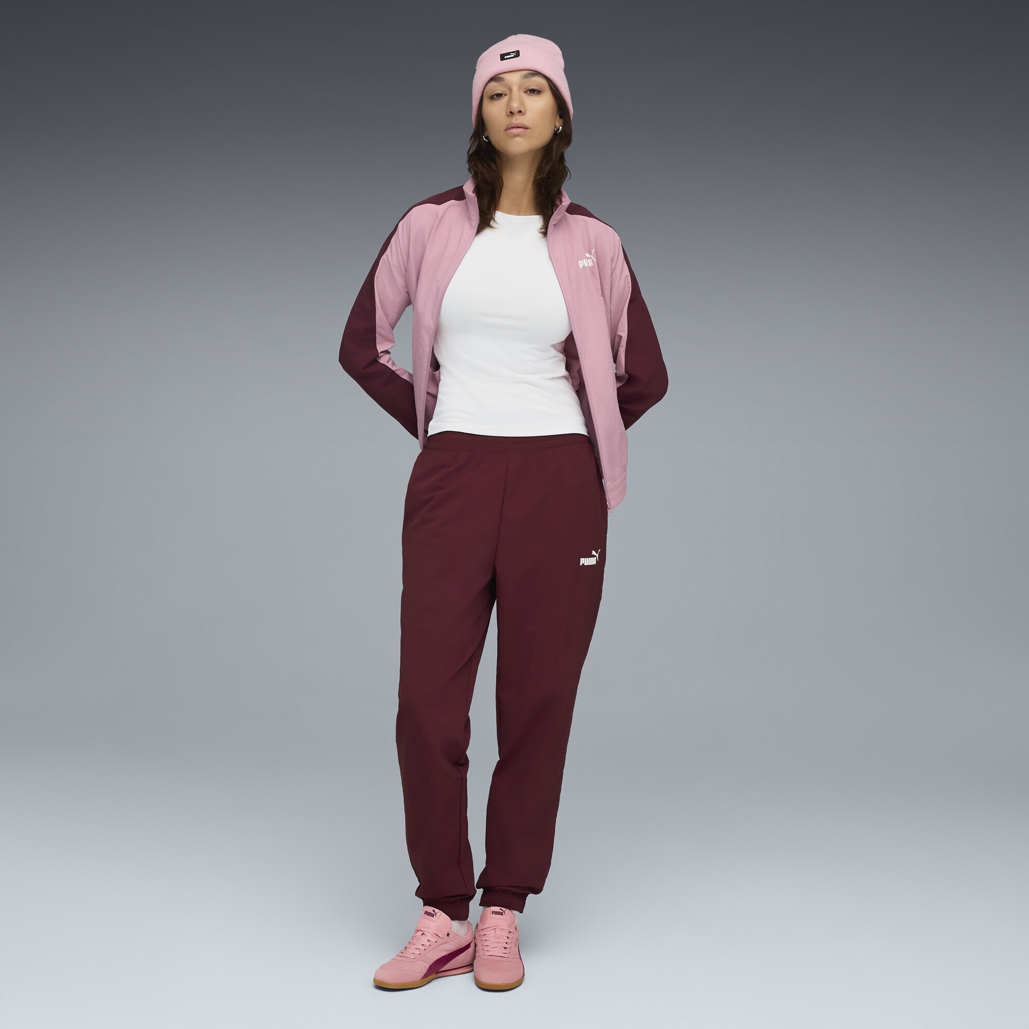 PUMA Trainingsanzug "Trainingsanzug aus Webware Damen" günstig online kaufen