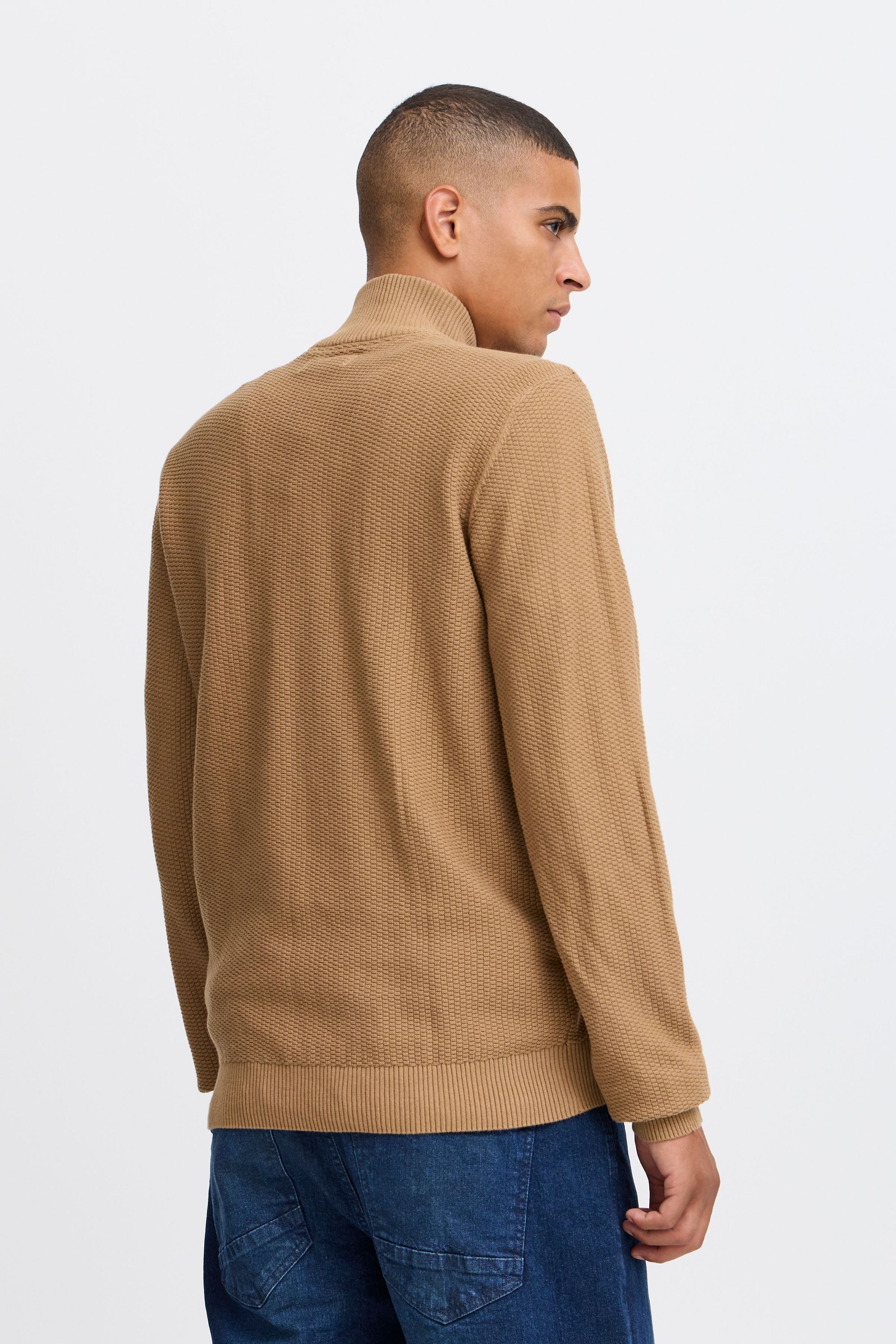 Troyer BLEND "Troyer BHPullover", Herren, Gr. XXXL, braun (otter), Feinstrick, Obermaterial: 100% Baumwolle CO., unifarben, normal, Pullover Troyer 6