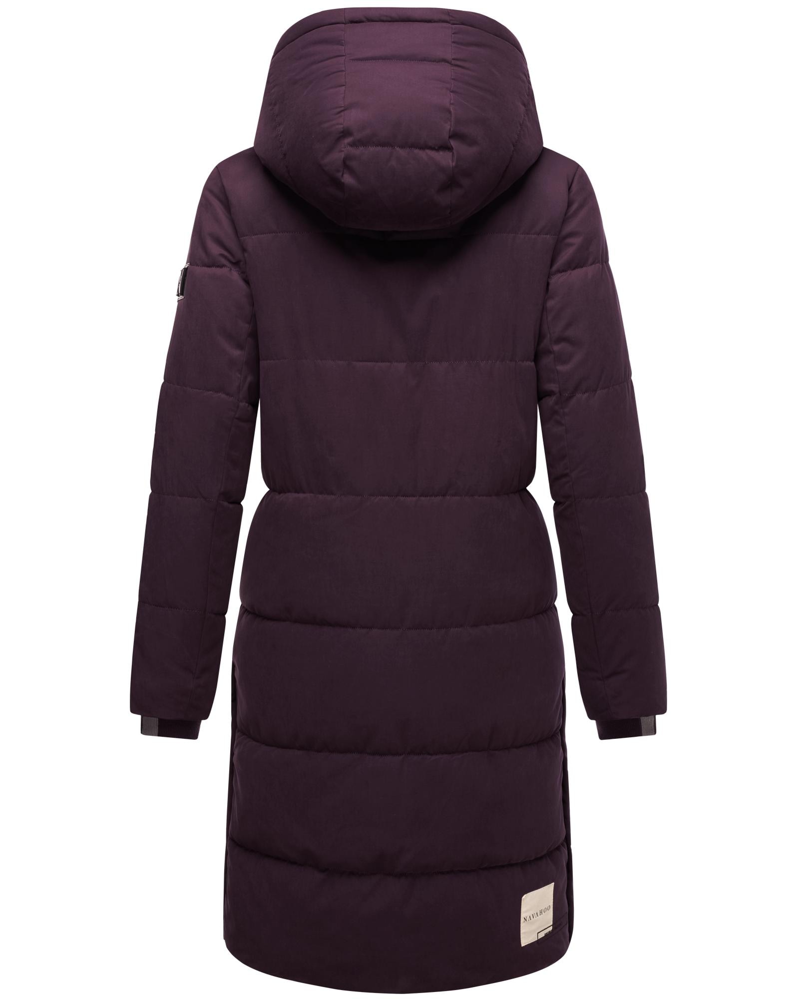 Navahoo Wintermantel »Wintertanz 14«, modischer Damen Steppmantel mit hohem Kragen
