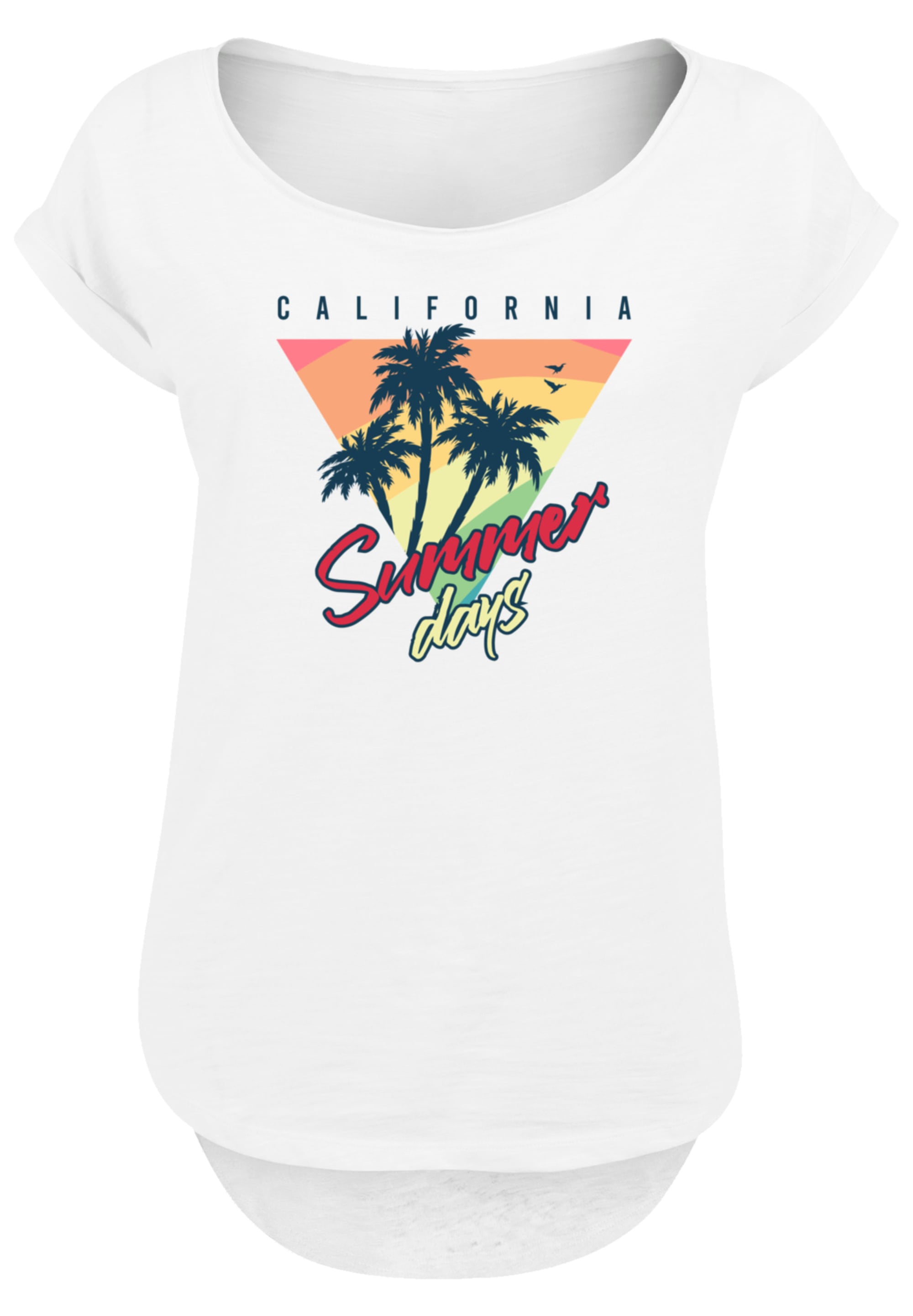 F4NT4STIC T-Shirt »California Palmen Retro«, Premium Qualität