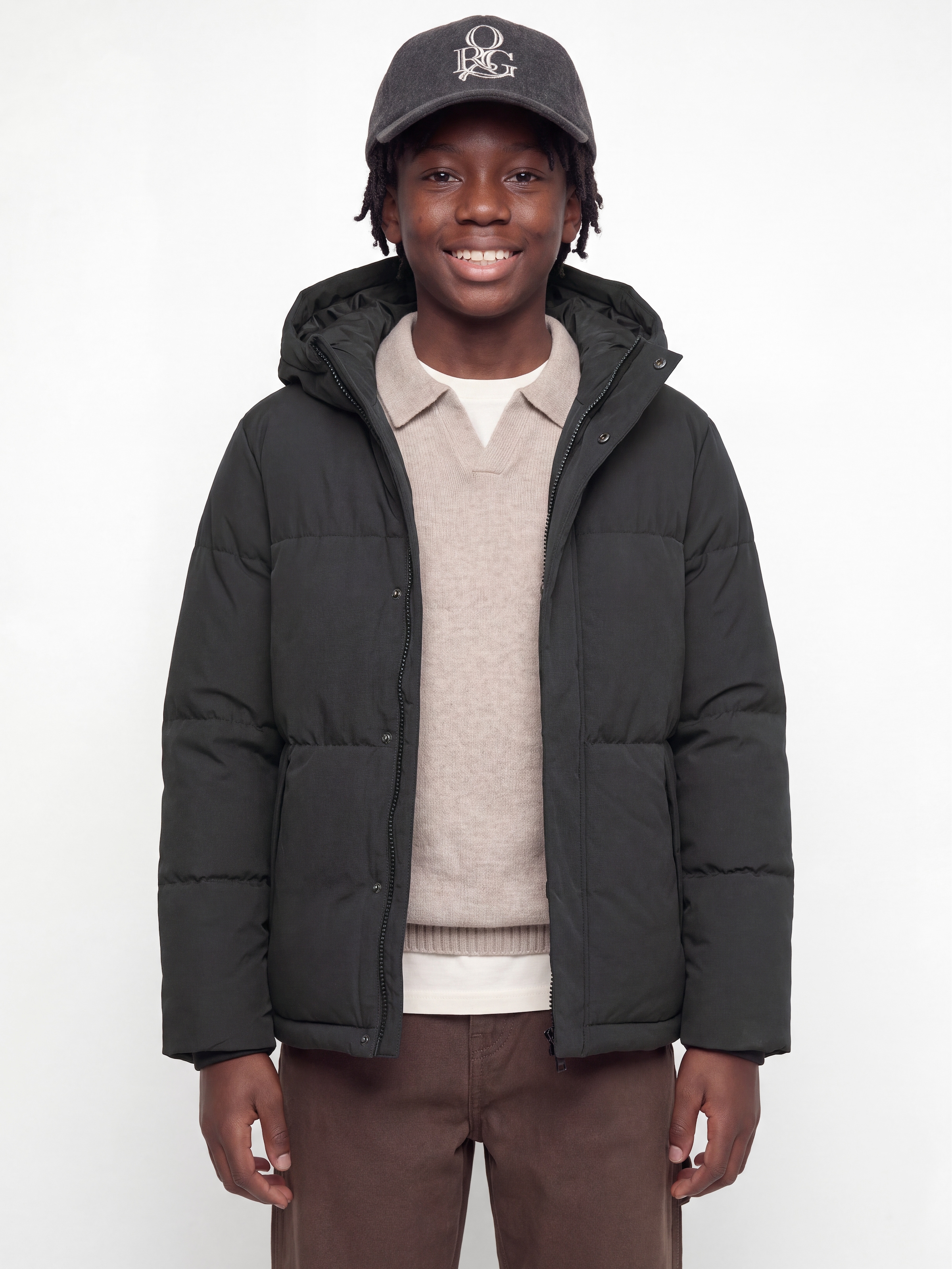 Jack & Jones Junior Steppjacke »JJESOHO PUFFER HOOD AW26 SN JNR« mit Kapuze Kunstfaser, regular fit