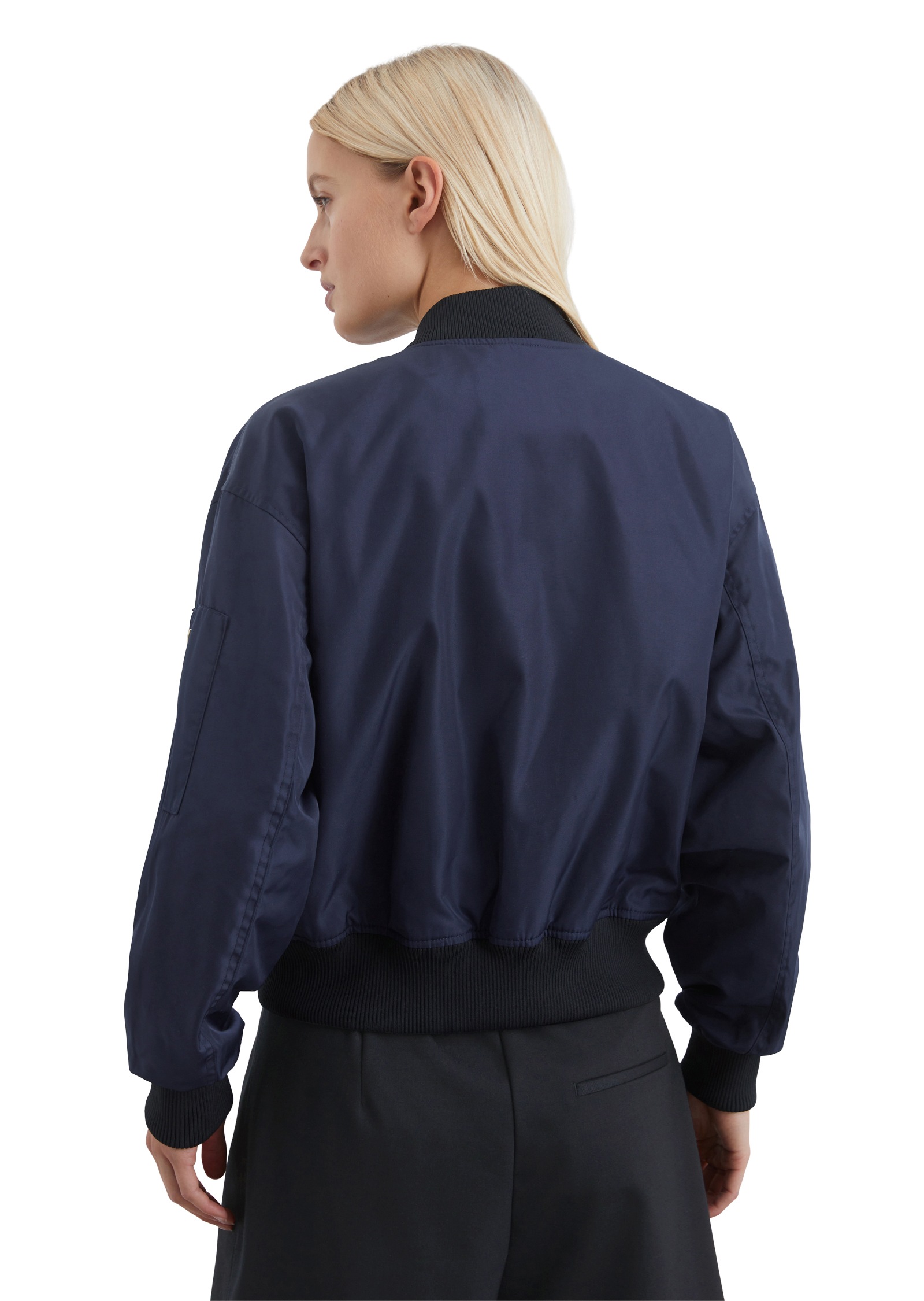 Marc O'Polo Blouson, mit mattem Glanz und feiner Struktur
