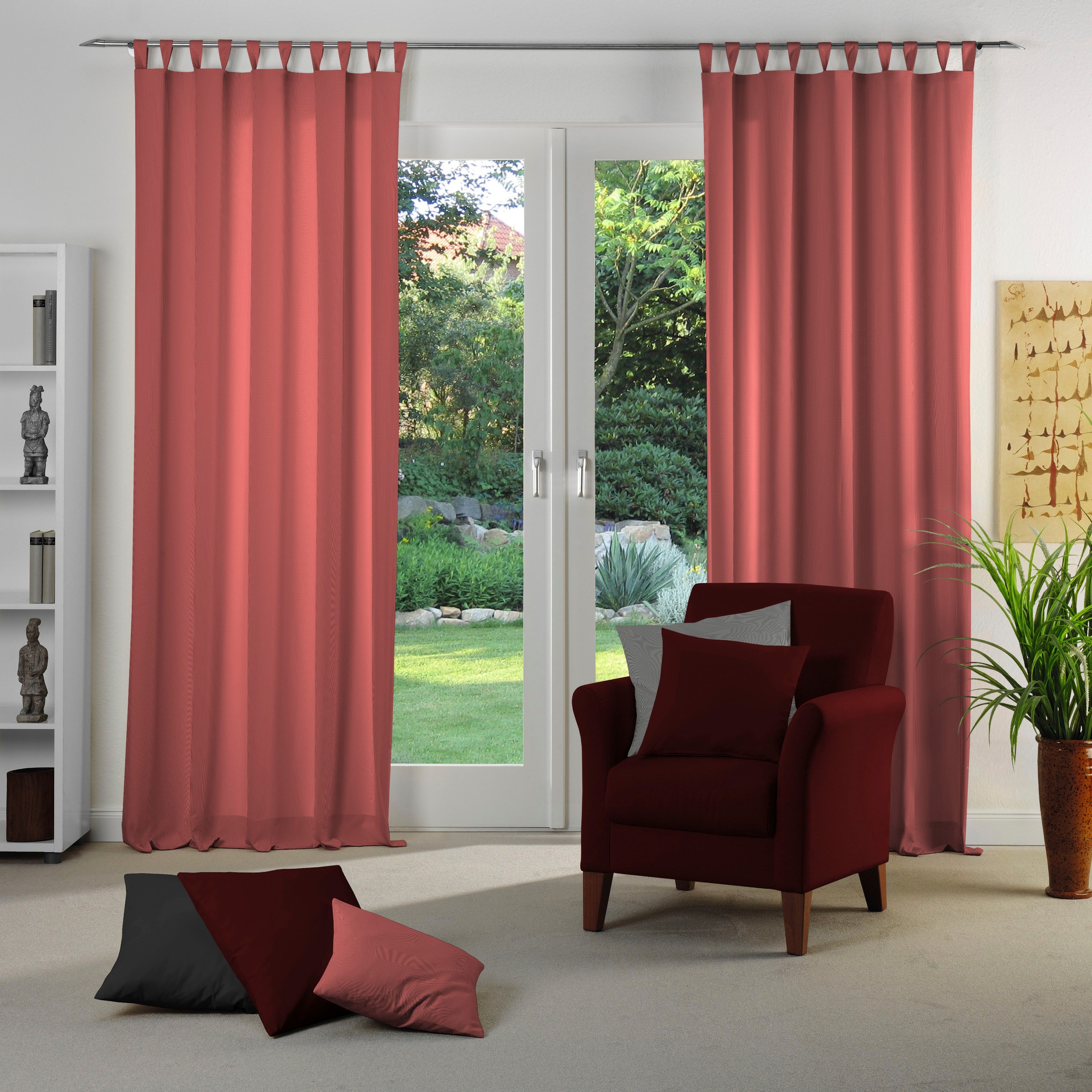 Adam Vorhang "Vorhang Uni Collection Light aus 100 % Bio-Baumwolle, Schlauf günstig online kaufen