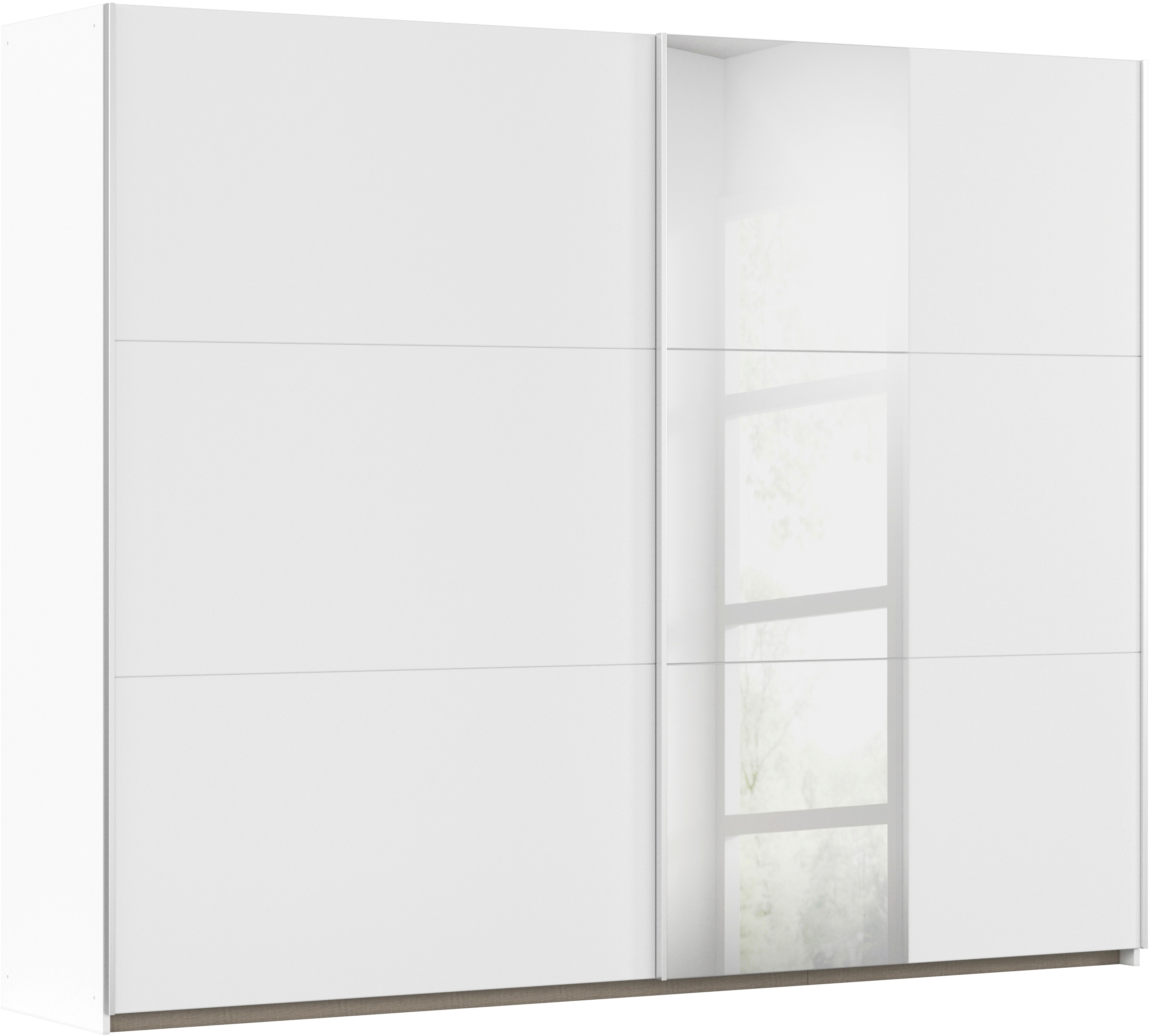rauch Schwebetürenschrank "Kleiderschrank Schrank Garderobe AURELIO" 3 Ausstattungen BASIC/CLASSIC/PREMIUM (inkl. SOFT-CLOSE-FUNKTION), zeitloses Design, viele Farben, Breiten 175/218/261 cm MADE IN GERMANY