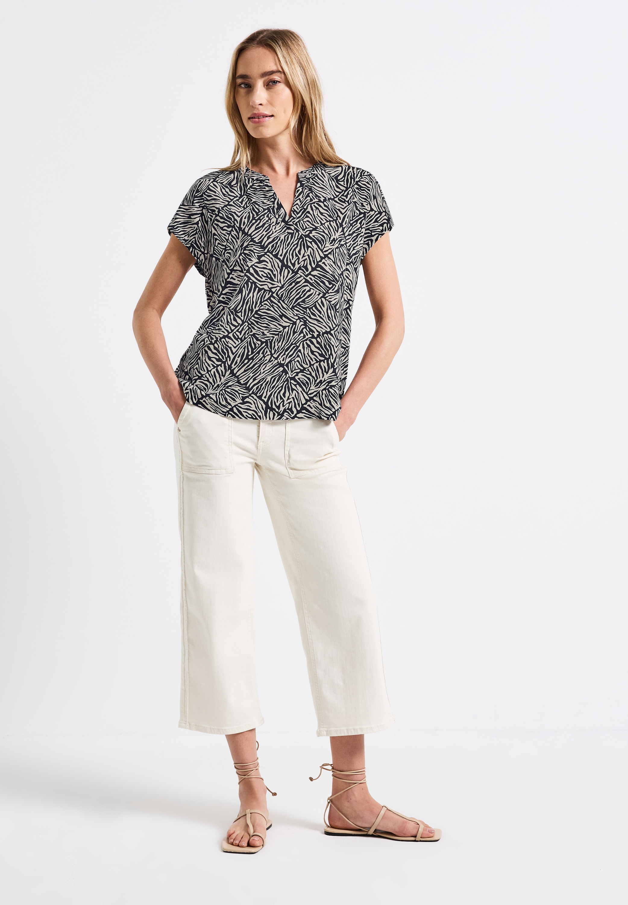STREET ONE Shirtbluse, aus softer Viskose
