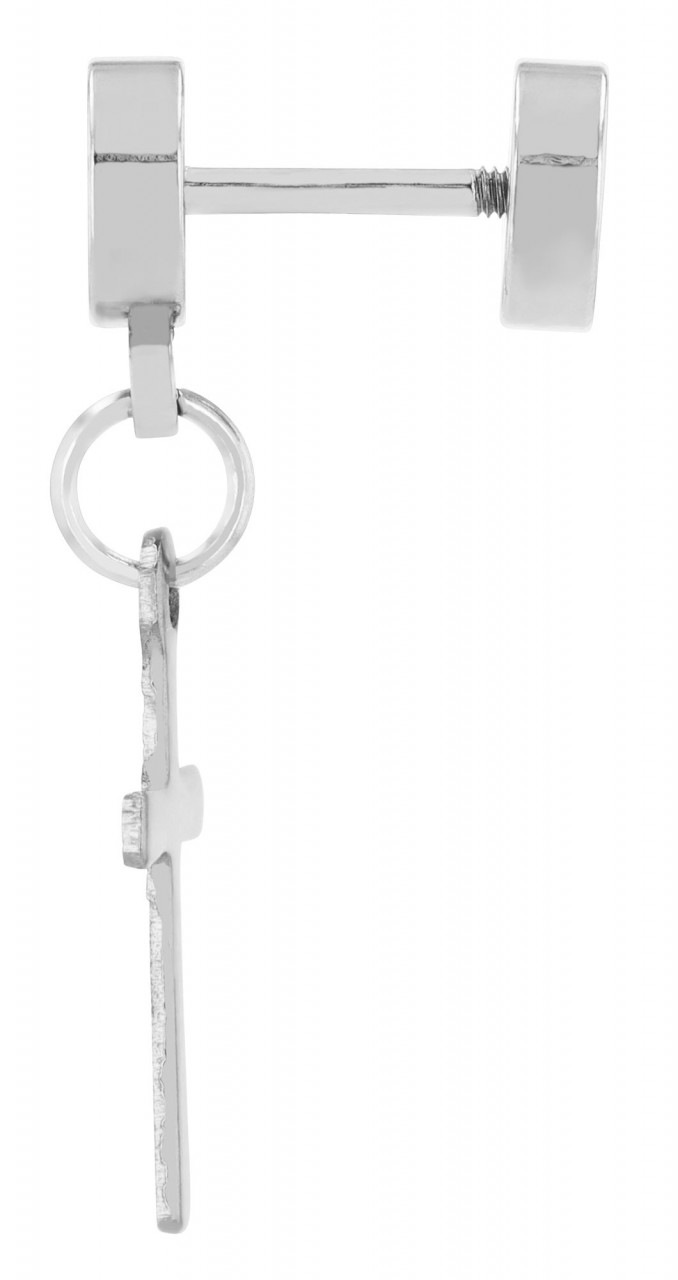 Adelia´s Paar Ohrhänger »Neuheit 2025 - Unisex Ohrstecker aus Edelstahl mit Kreuz«