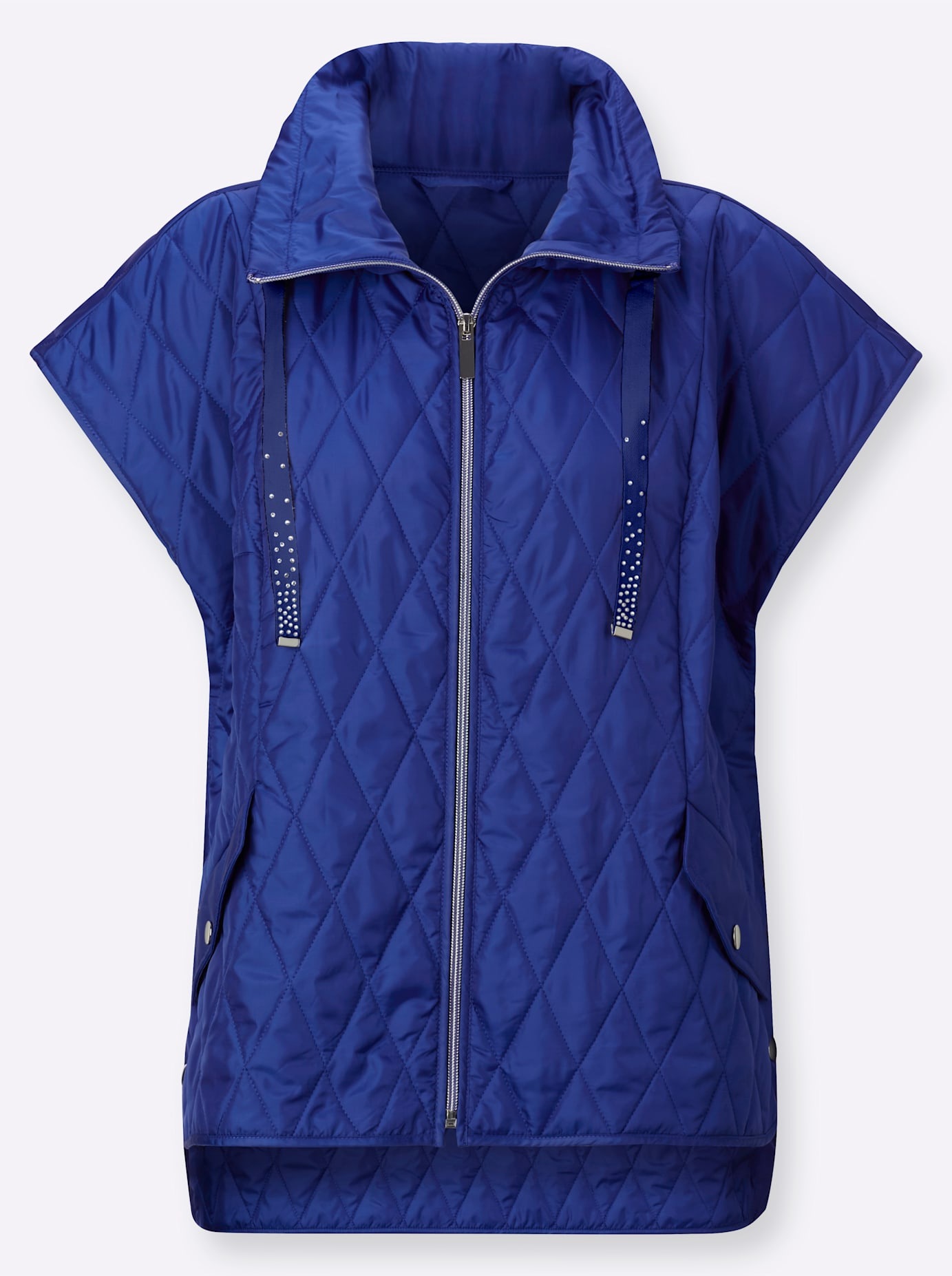 Classic Basics Women's Quilted Vest Royal Blue 46 3
