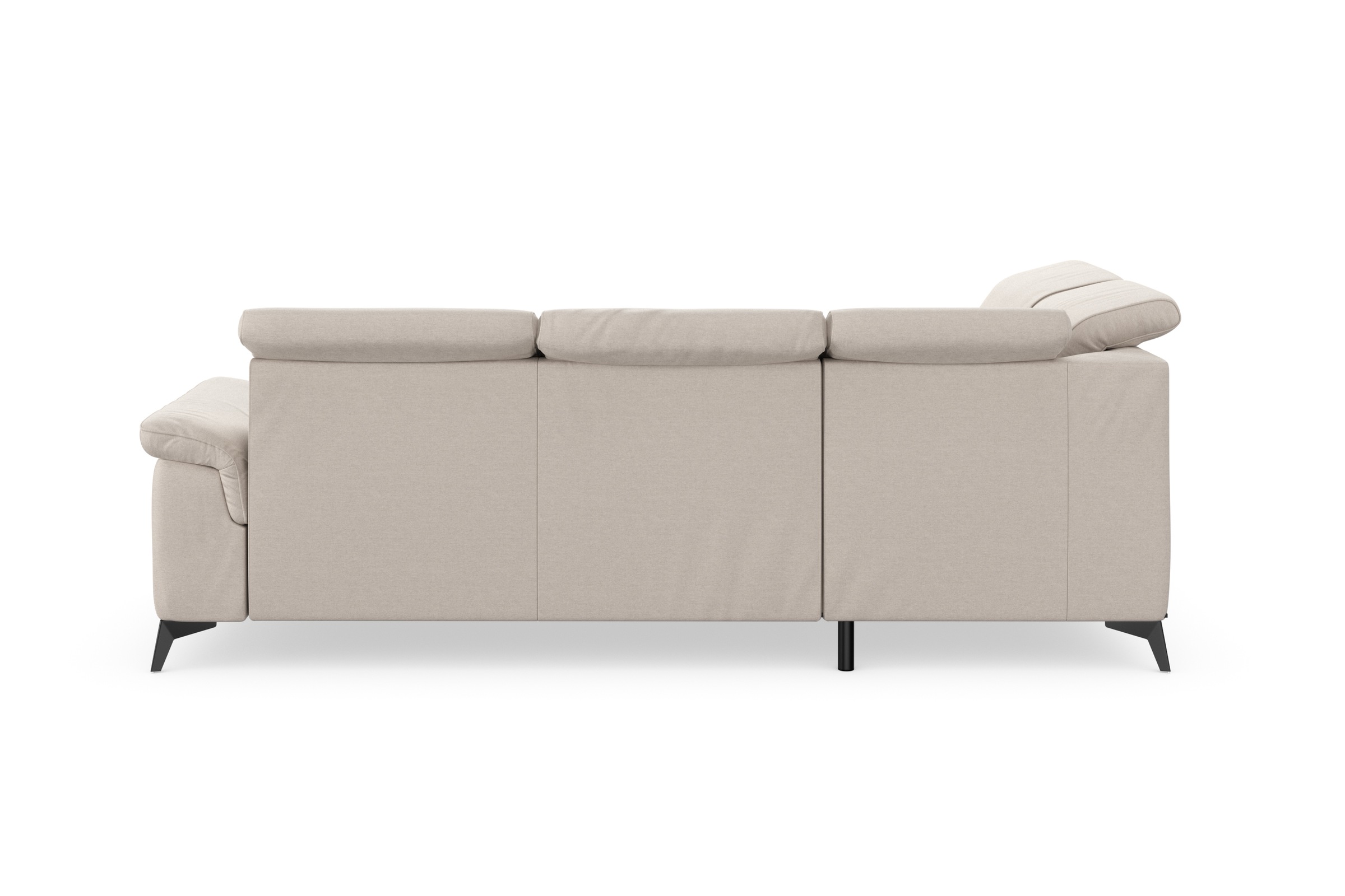 Ecksofa SIT & MORE "Sinatra L-Form", grau (elephant), B:251cm H:85cm T:220cm, 100% Polyester, Sofas, Ecksofa, mit Ottomane, optional mit Kopfteilverstellung und Armteilfunktion 9