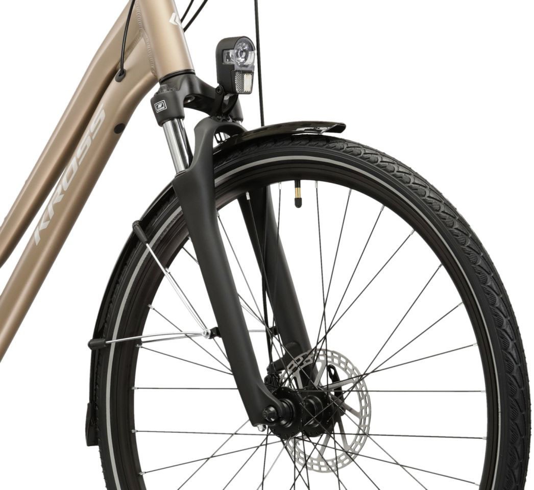 Kross Trekkingrad »Damen-Trekkingrad 28" Trans 3.0 Braun 24 Gänge« 24 Gang Shimano ACERA M3020 Schaltwerk Kettenschaltung