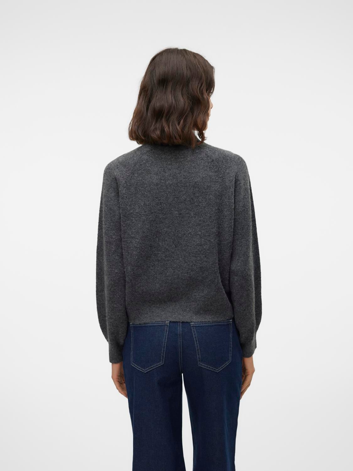 Vero Moda Strickpullover »VMLEAF LS HIGH NECK PULLOVER ENT«