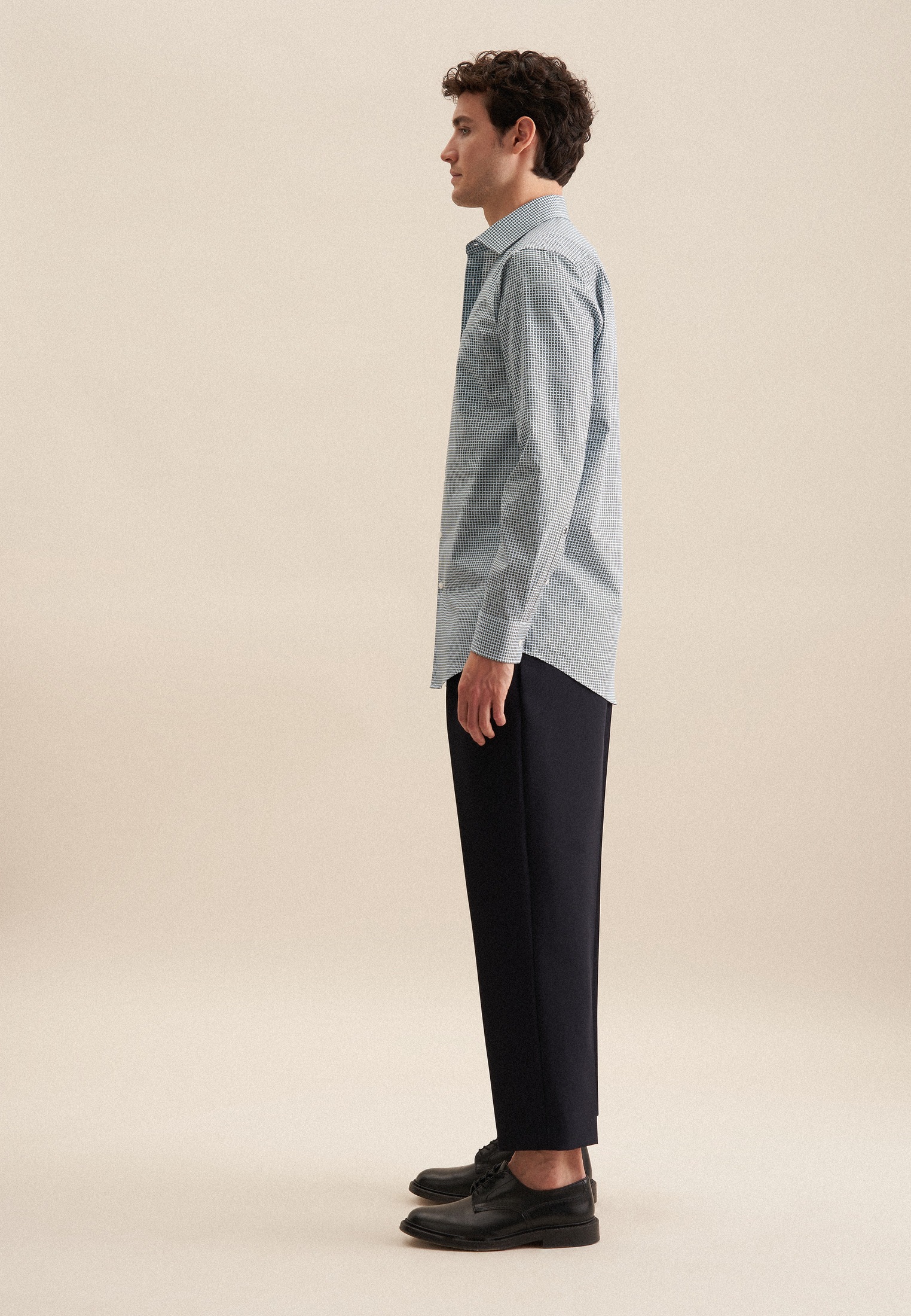 seidensticker Businesshemd »Regular« Regular 1/1 Kentkragen Druck