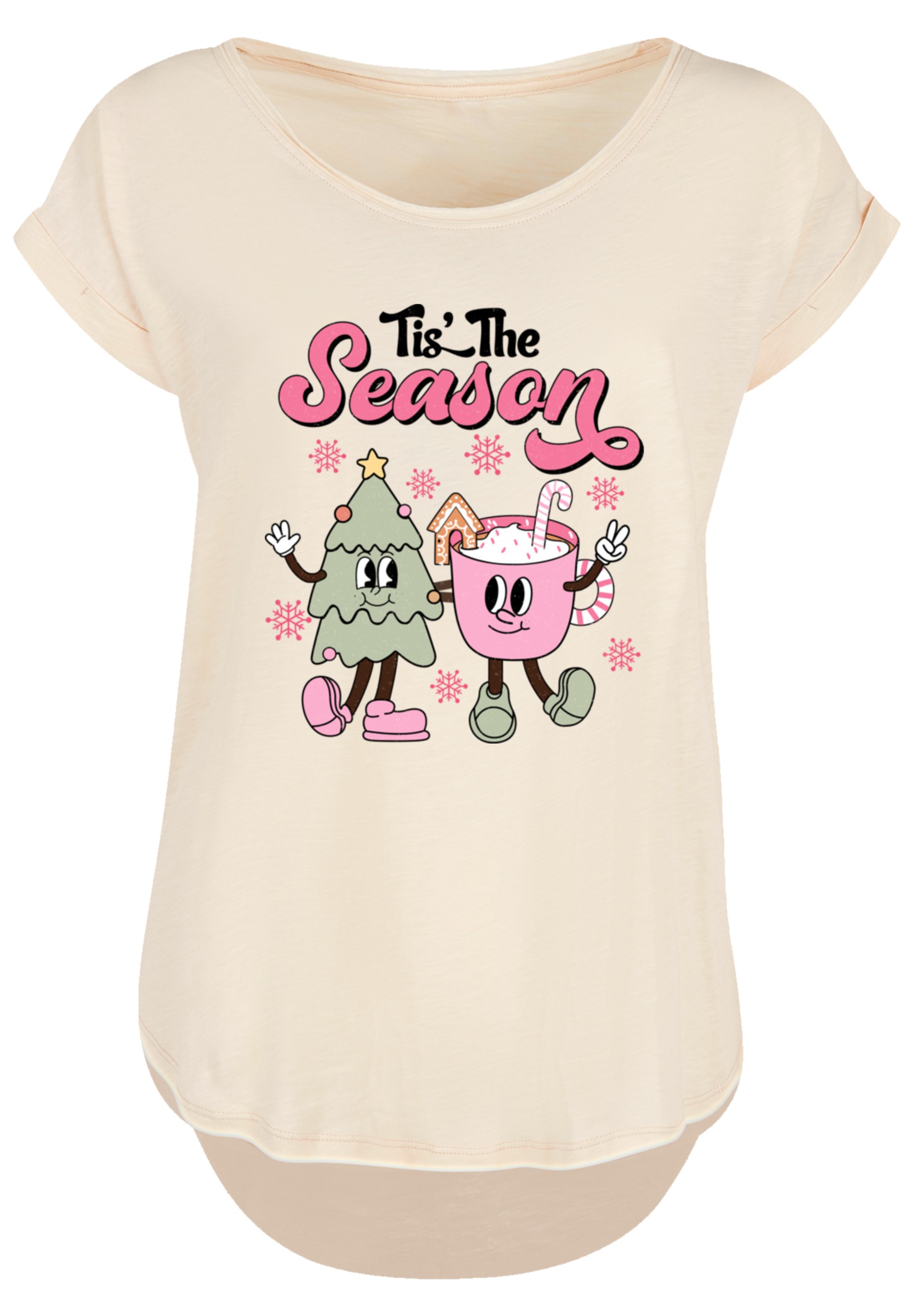 F4NT4STIC T-Shirt »Tis The Season Tree Cocoa«, Premium Qualität, Weihnachts-Kollection