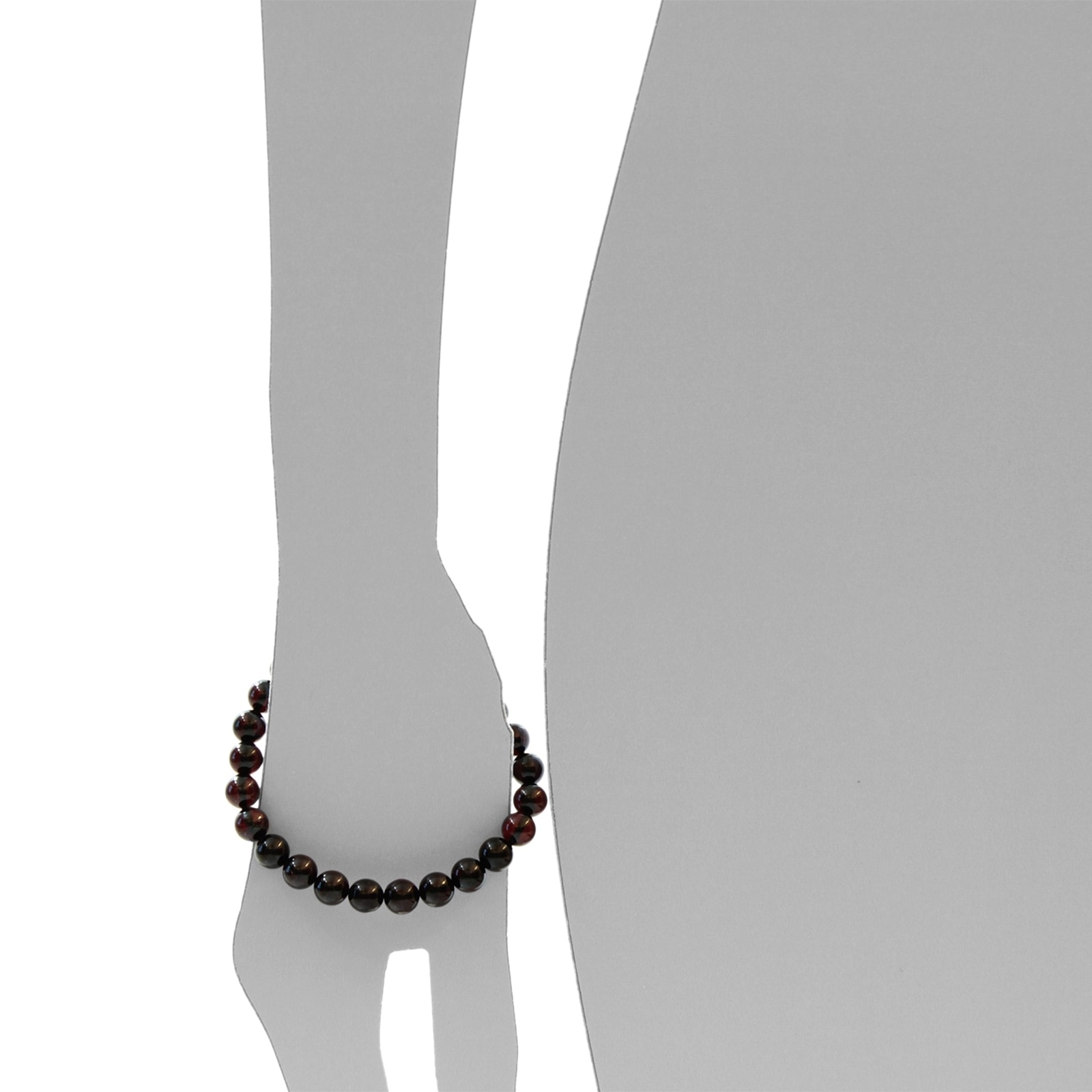 OSTSEE-SCHMUCK Armband »- Kugel 8 mm, 19 cm - Bernstein -,«