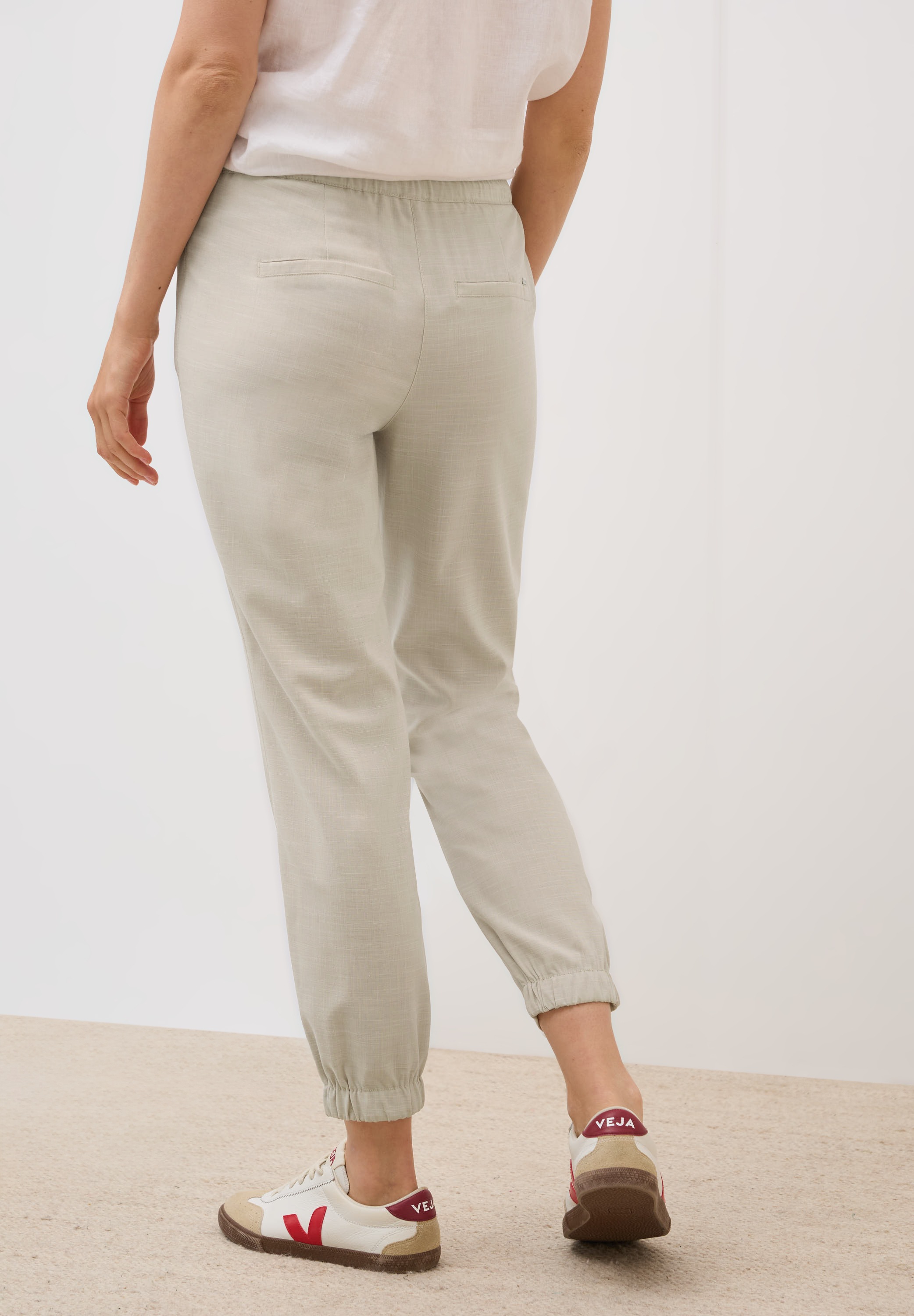 Cecil Stoffhose "Style CHELSEA", mit elastischem Bund mit Tunnelzug günstig online kaufen
