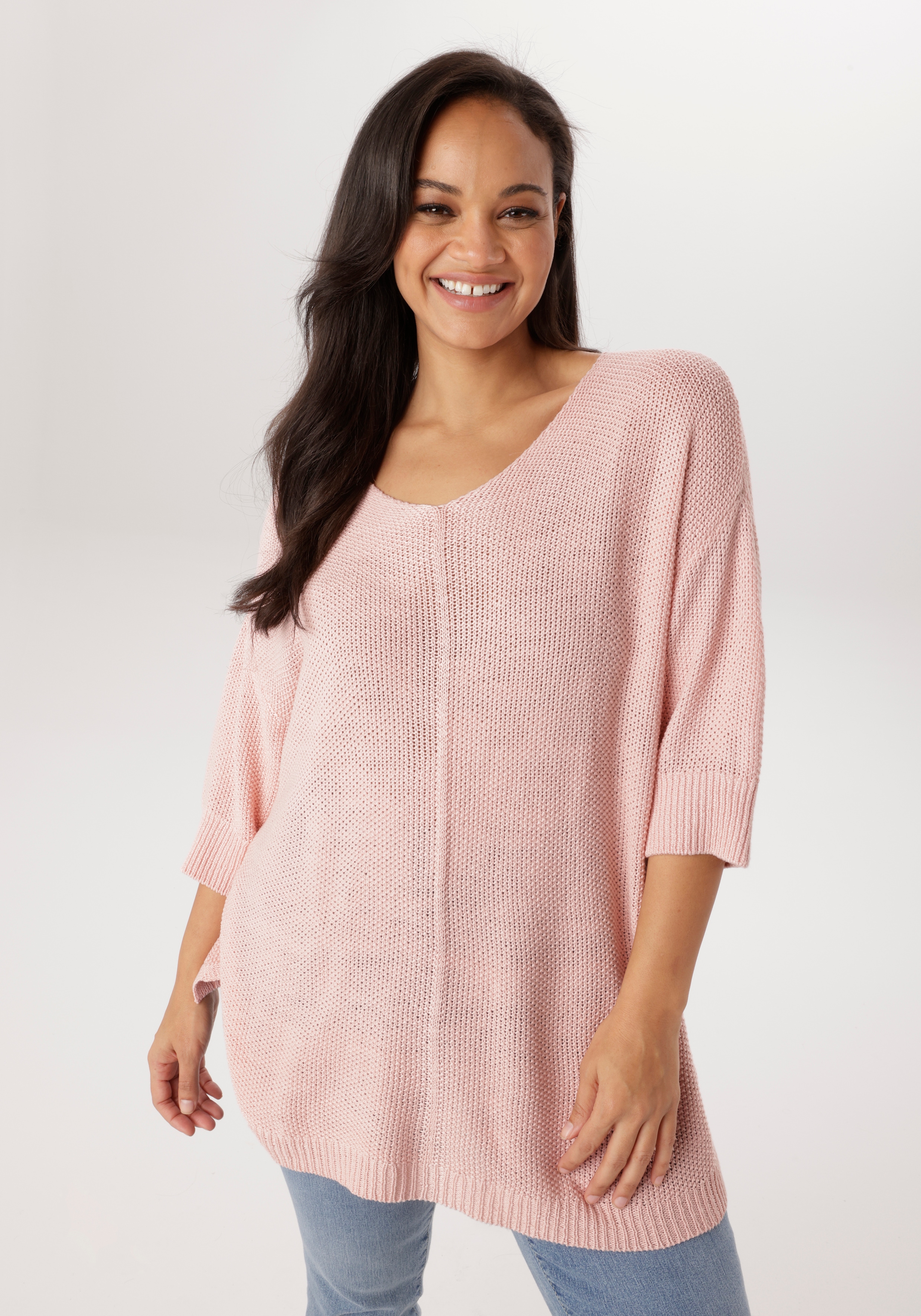 Aniston PLUS Strickpullover mit tollem Strickmuster