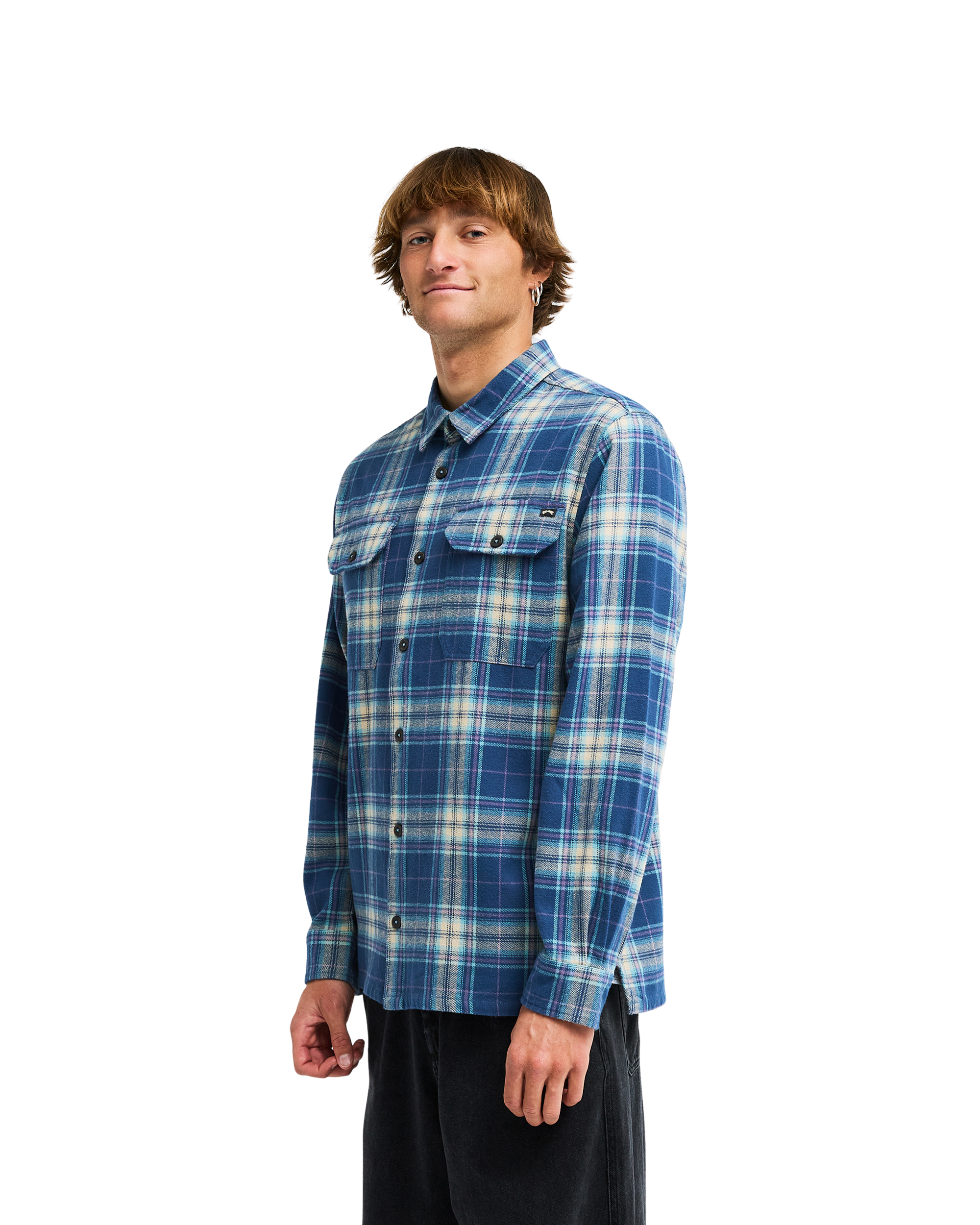 Billabong Karohemd »OFFSHORE FLANNEL« mit markantem Karomuster, sportlicher Stil, aus Baumwolle